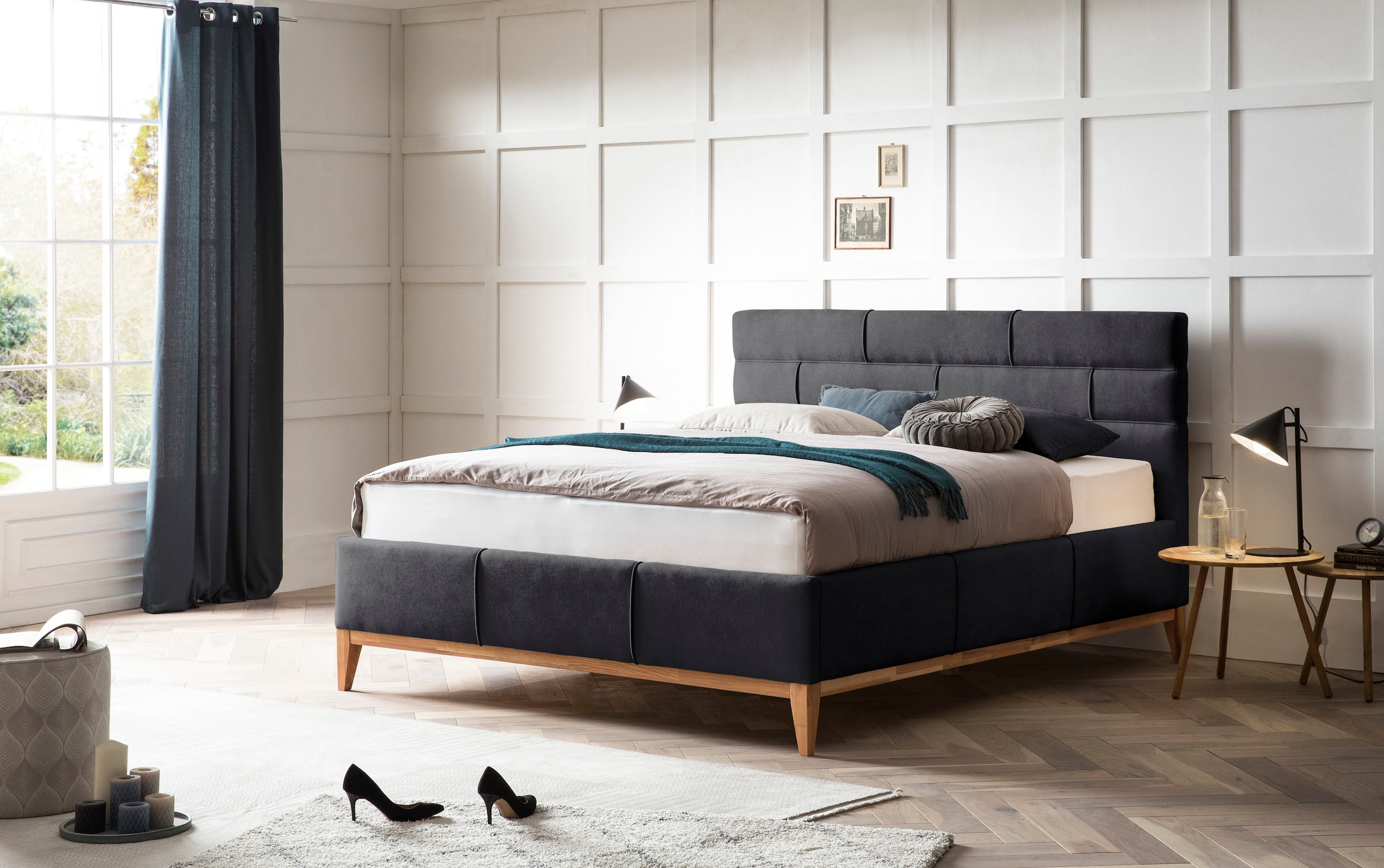 Home affaire "Balaine" mit Lattenrost, Bettkasten, auch mit 7-Zonen-Taschen günstig online kaufen