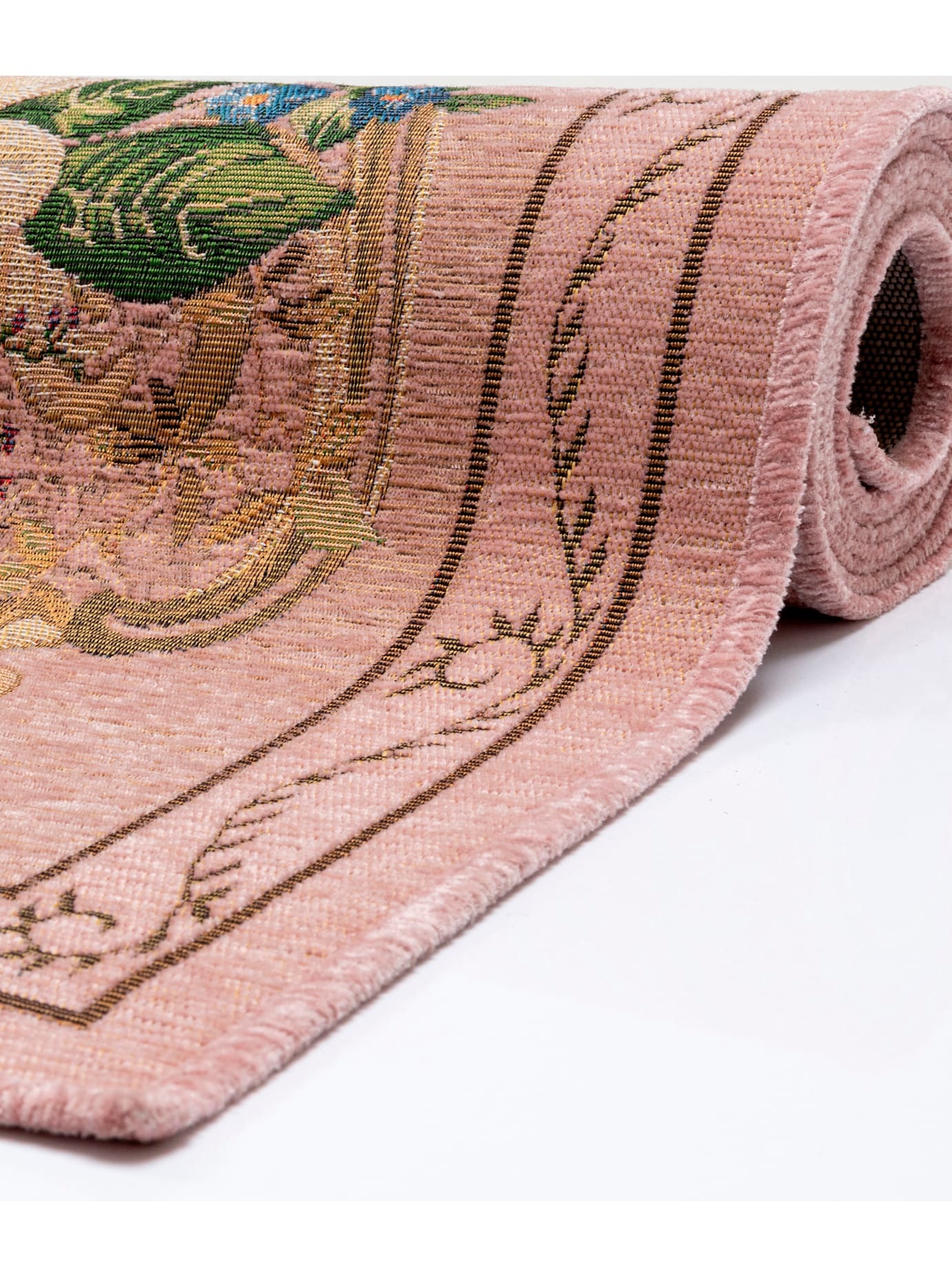 Teppich HEINE HOME Gr. 1, rosa (rose), B:60cm H:4mm L:90cm, Baumwolle, Kunstfaser, Polyester, Polypropylen, Teppiche, Teppich 6