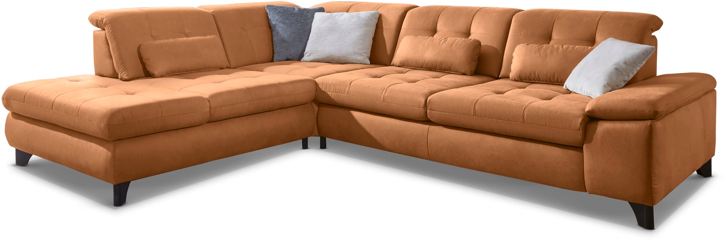 Die PlanBar Ecksofa "MP-IN18012 L-Form mit Federkern-Polsterung", wahlweise günstig online kaufen