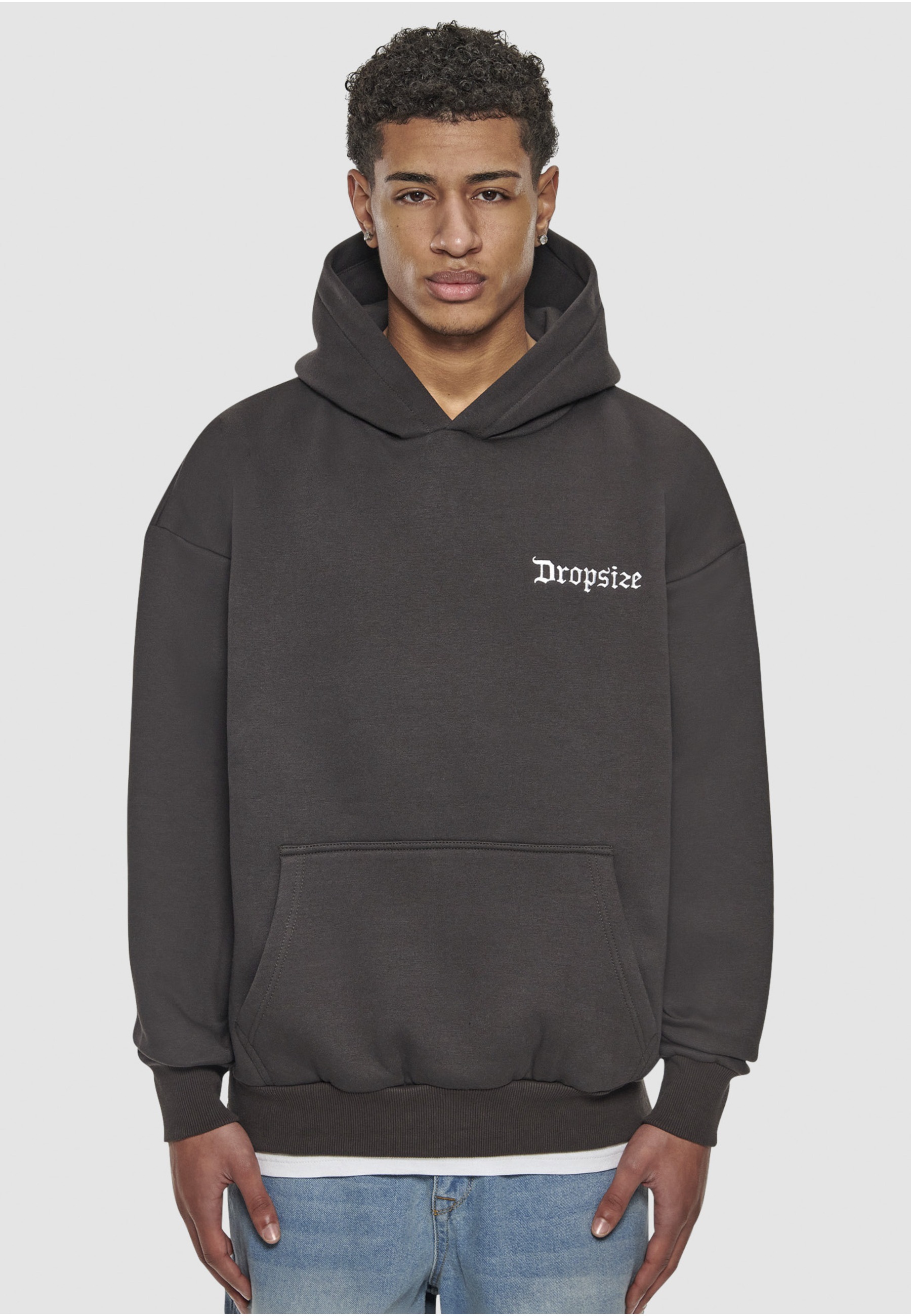 Dropsize Kapuzenpullover »Dropsize Herren Dropsize Heavy Cloud Dove Hoodie« 1 Stk.