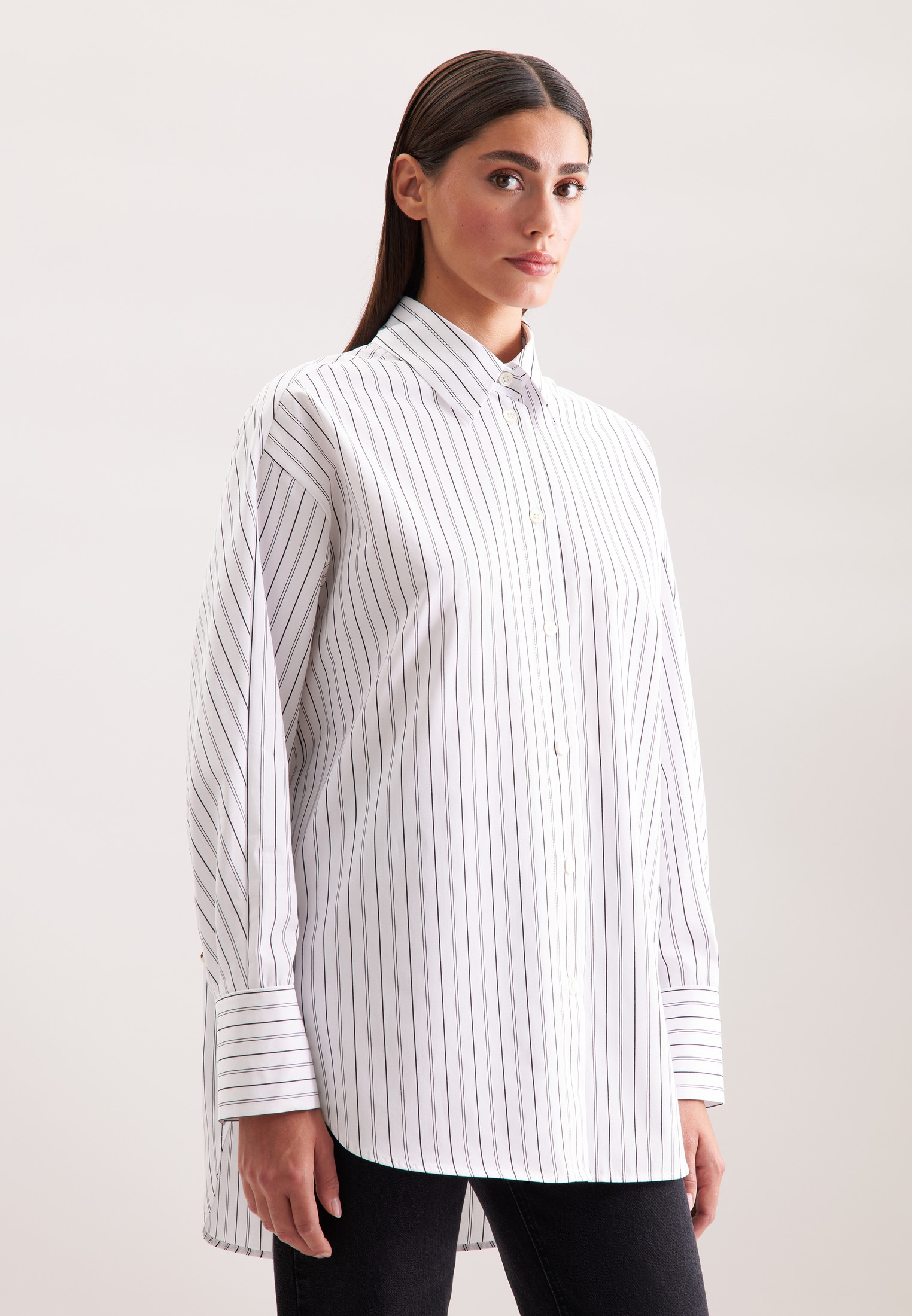 seidensticker Hemdbluse, 1/1 Gestreift günstig online kaufen