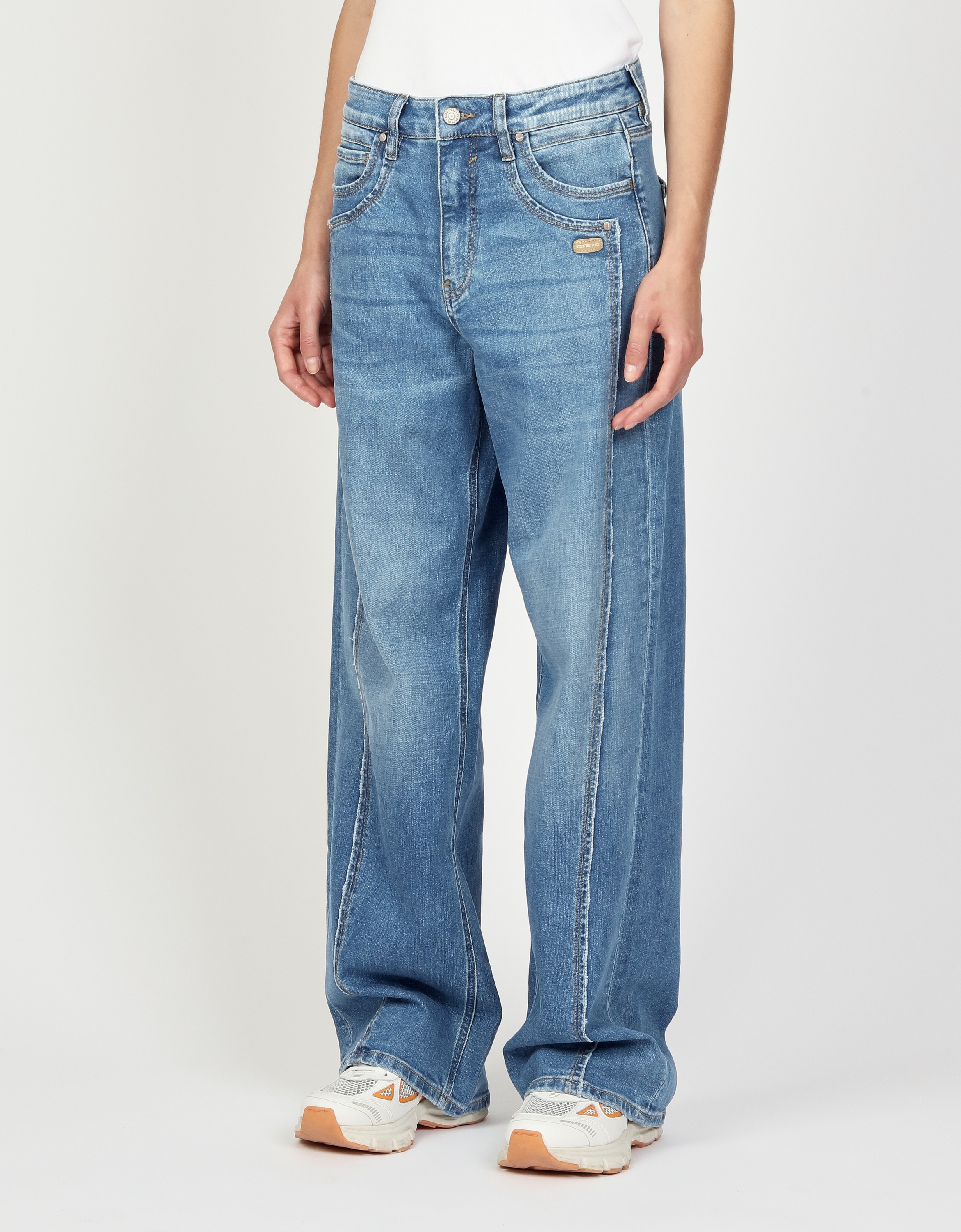 GANG Weite Jeans "GANG Jeans Relaxed Fit 94FANNY" günstig online kaufen
