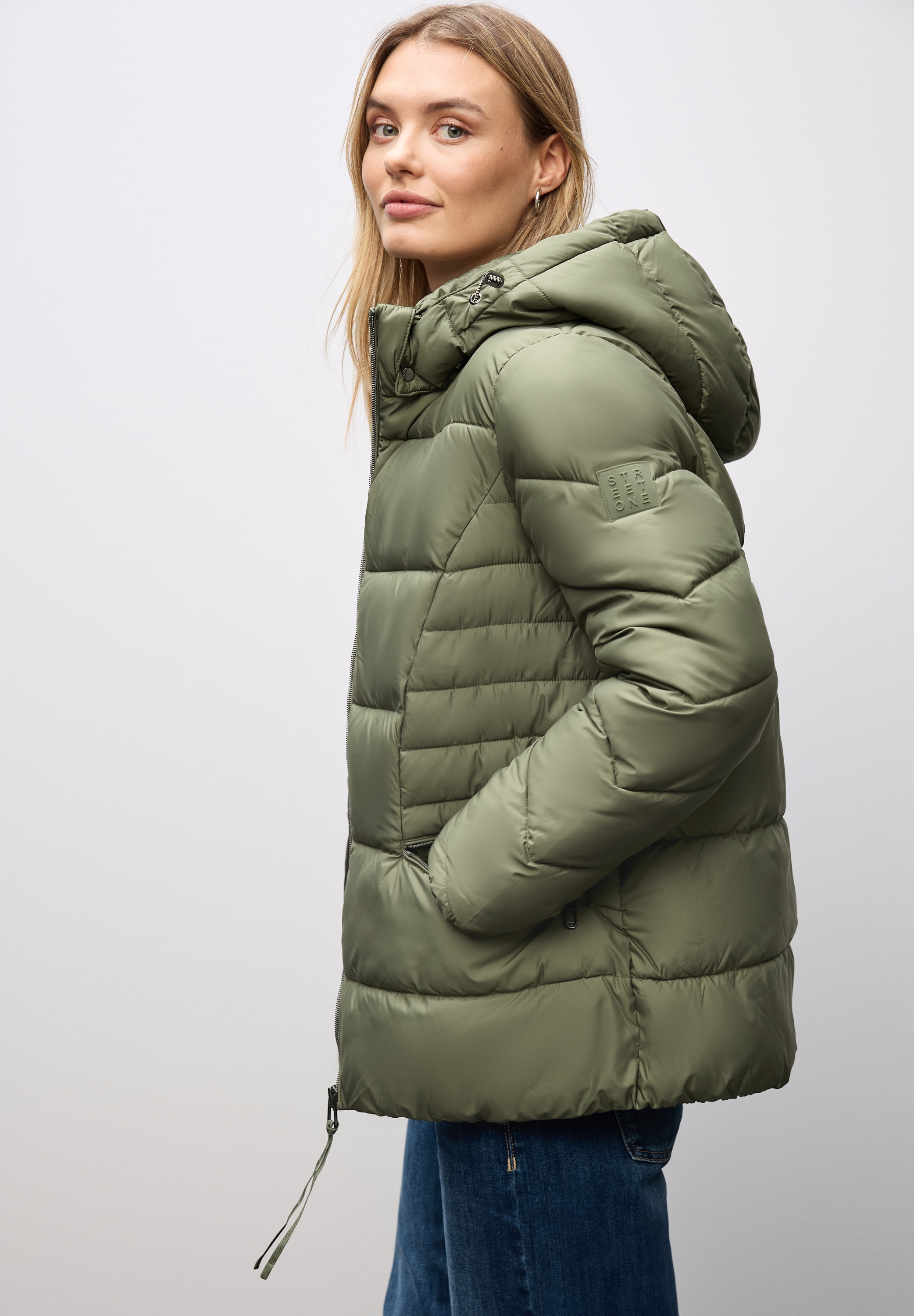 STREET ONE Steppjacke, mit Kapuze, mit Kapuze