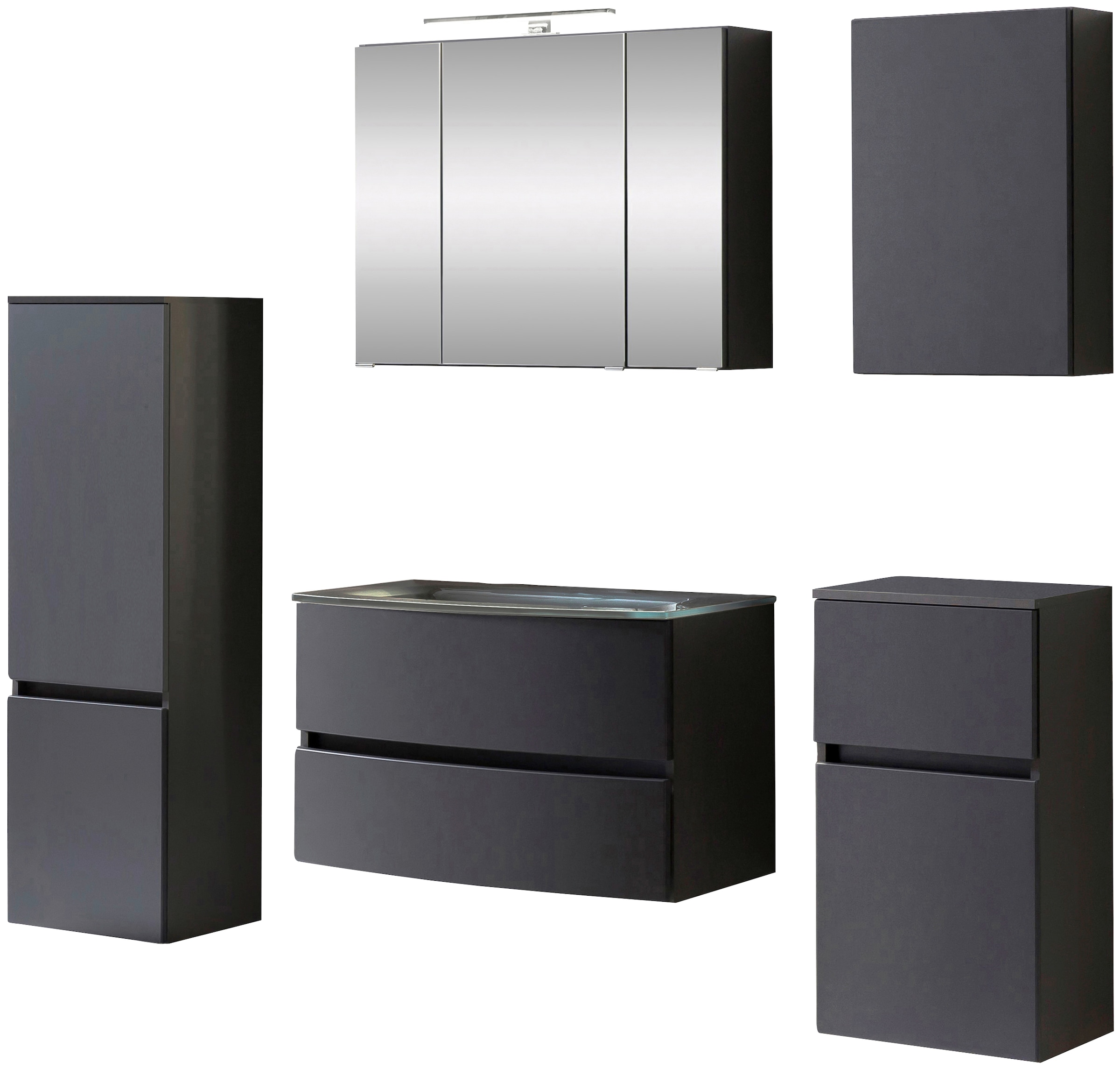 welltime Badezimmer-Set "Kaunas" Set, 5 Stk. tlg. günstig online kaufen