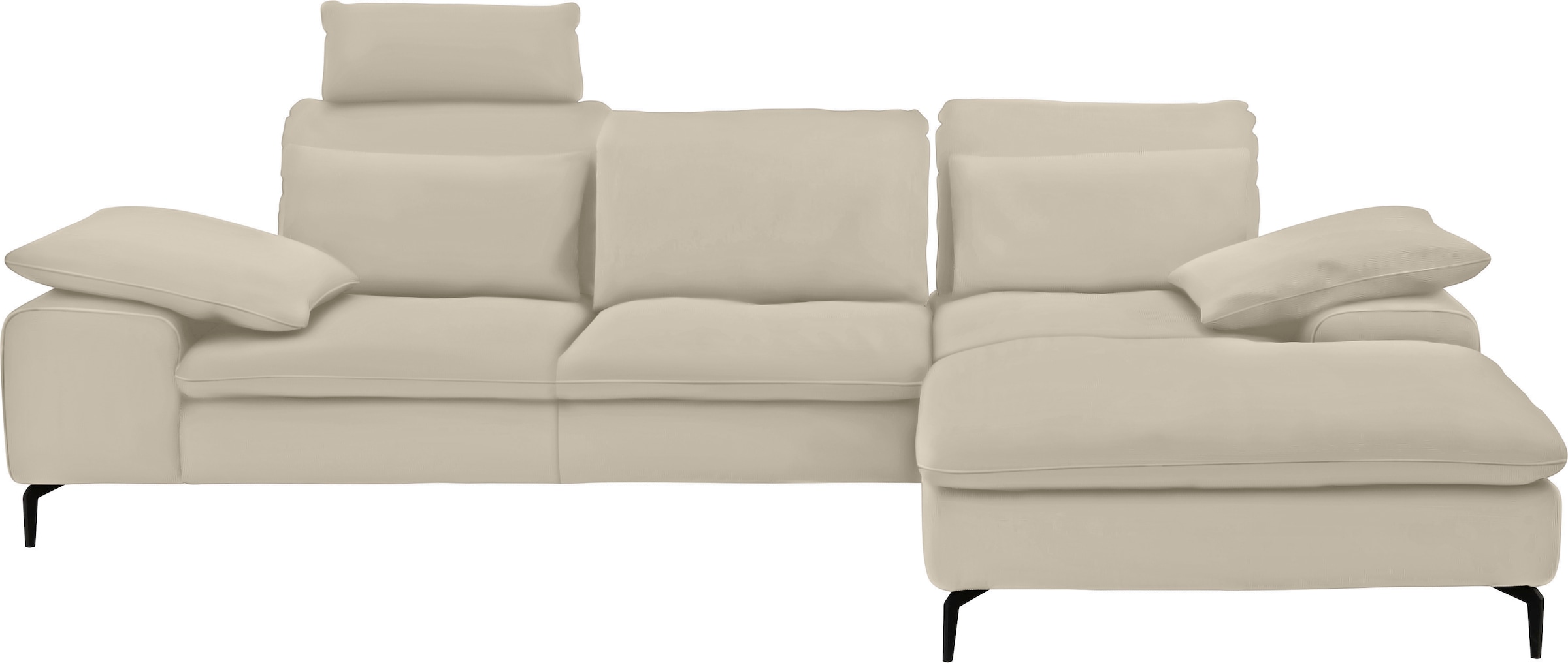 W.SCHILLIG Ecksofa "valentinoo, Designsofa, bequem, elegant und zeitlos, L- günstig online kaufen