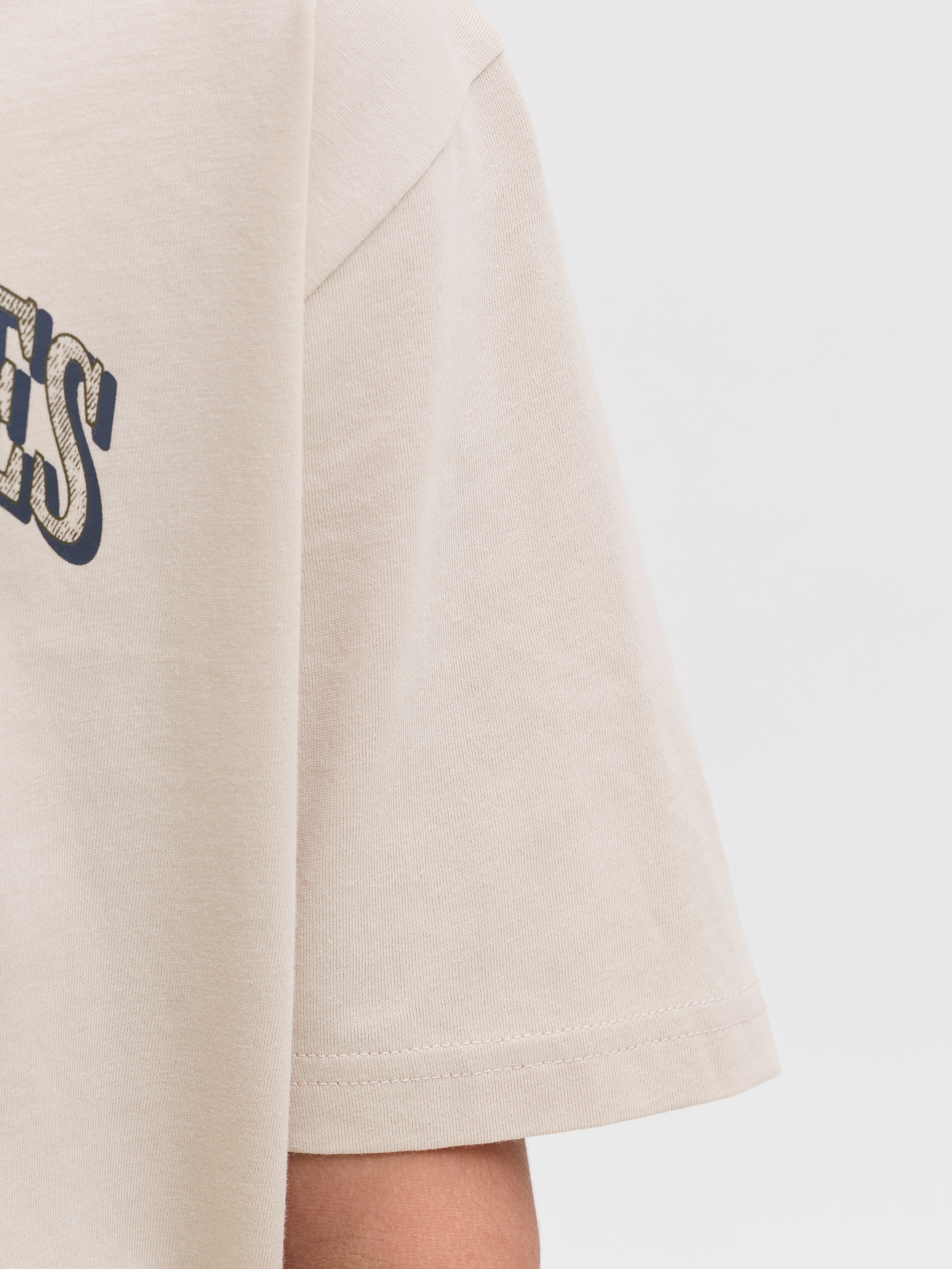 Jack & Jones Junior Rundhalsshirt »JJEDENVER LOGO TEE SS O-NECK SN JNR« Baumwolle, locker geschnitten