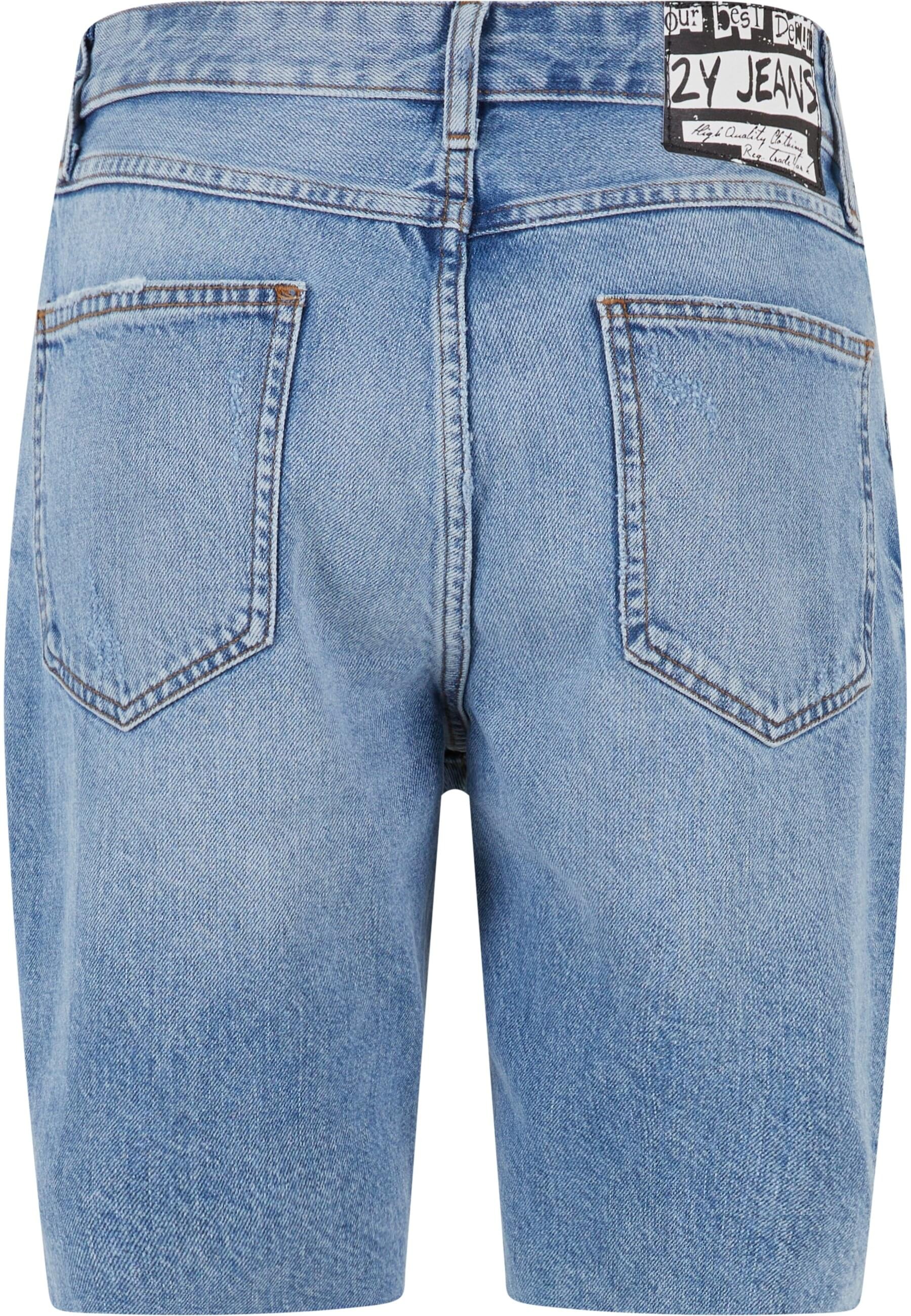 2Y Studios Bequeme Jeans »2Y Studios Herren 2Y Destroyed Denim Shorts«