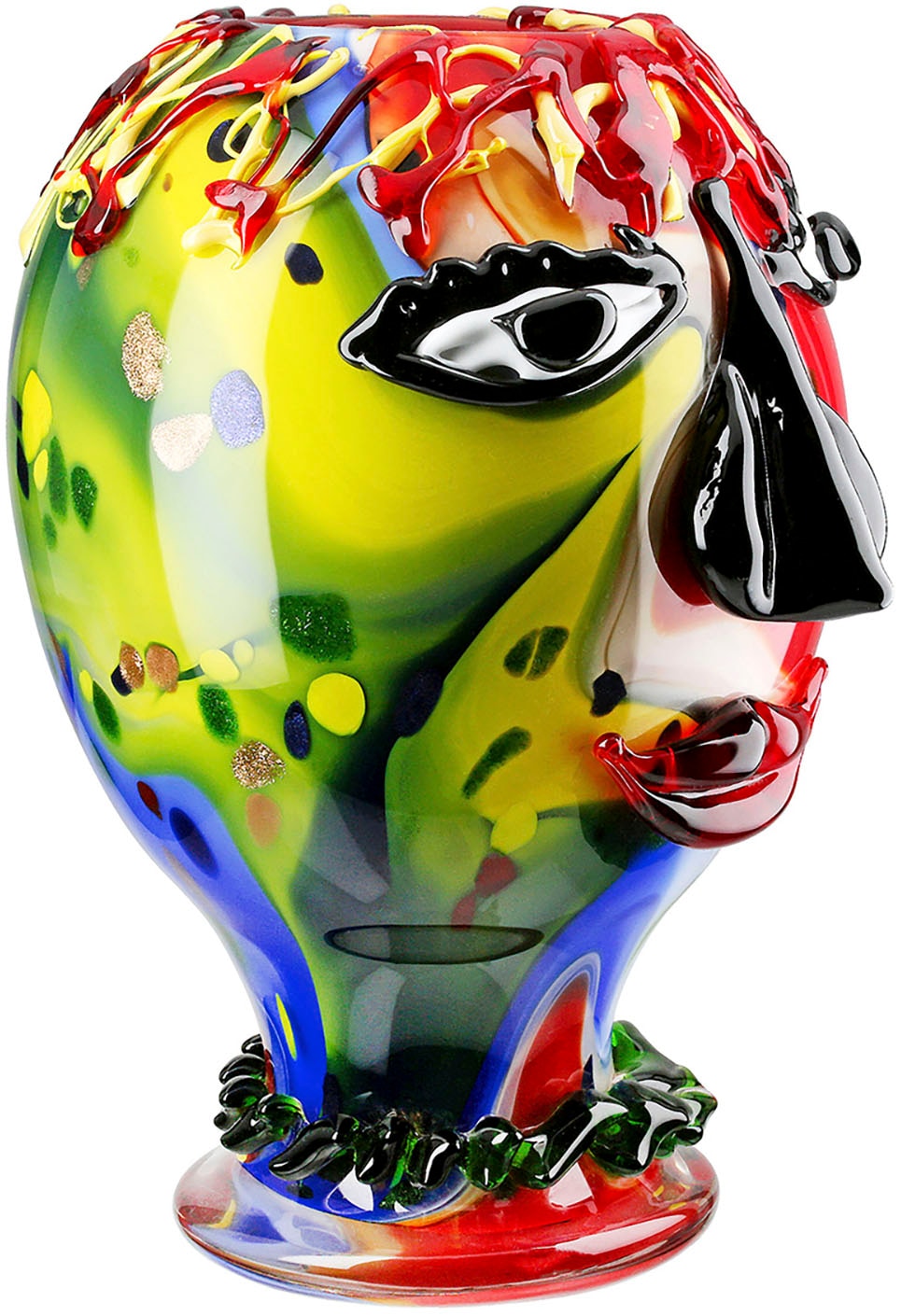 Casablanca by Gilde Tischvase »Gesichtsvaseb Andrew, mehrfarbig H.29 cm«, (1 St.)