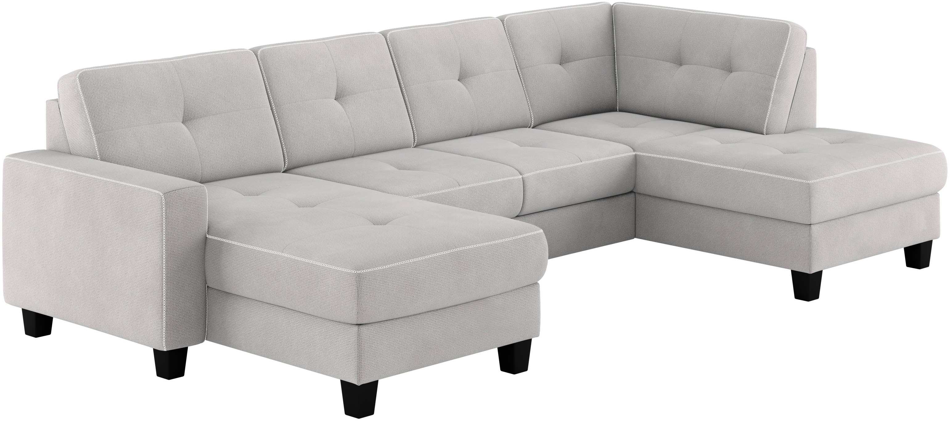 Thumbnail - PLACES OF STYLE Wohnlandschaft "Varese" wahlweise mit Bettfunktion und Bettkasten