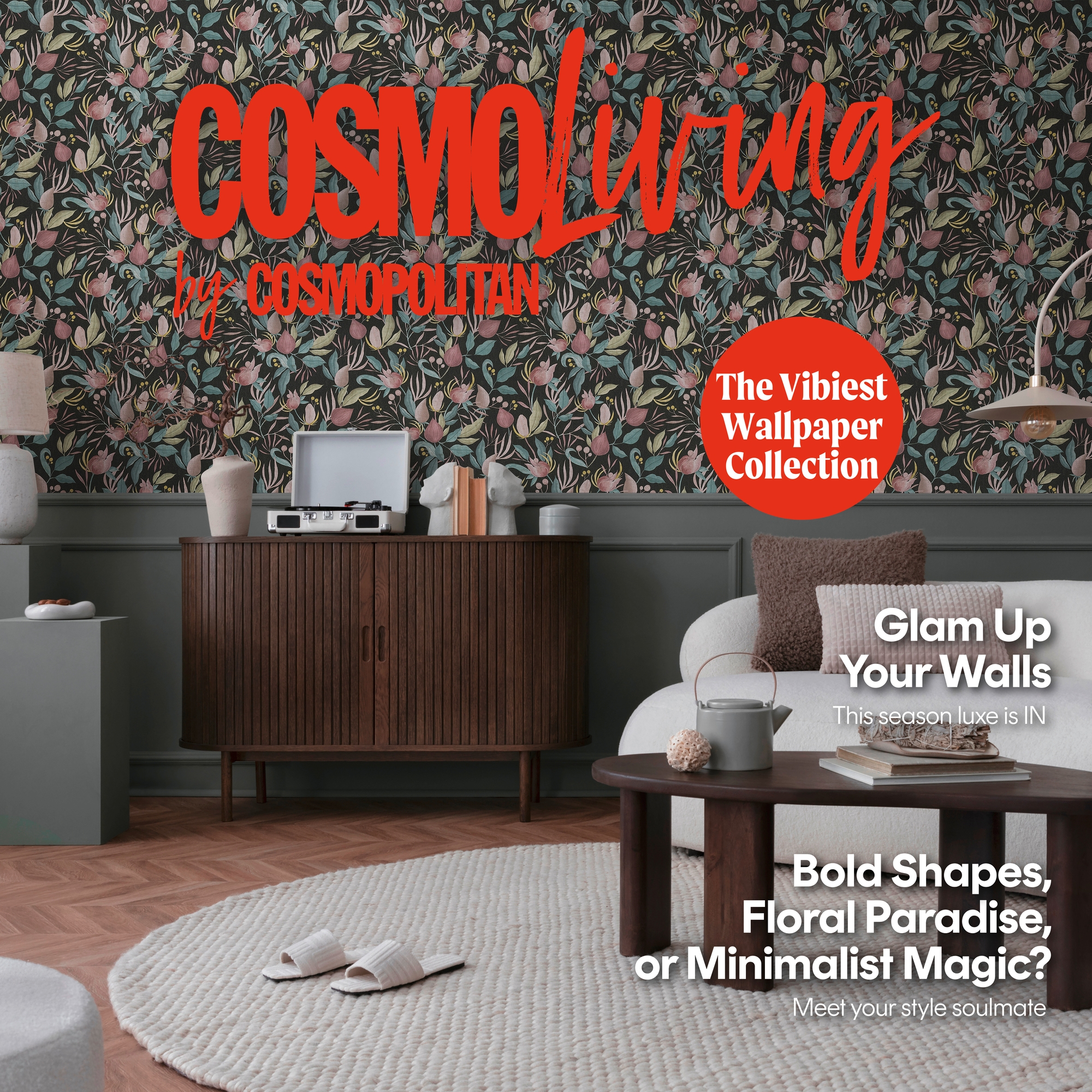 CosmoLiving by Cosmopolitan Vliestapete »Still Bloom – Florale Vliestapete« matt strukturiert Moderner Blütentraum mit sanfter Eleganz