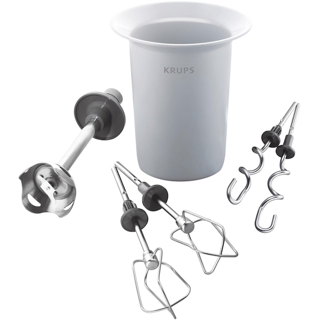 Krups Handmixer »3 Mix 9000 Deluxe Pürierstab GN9031«, 500 W, Schneebesen &  Knethaken aus Edelstahl, Stabmixer und Messbecher inkl. kaufen | BAUR