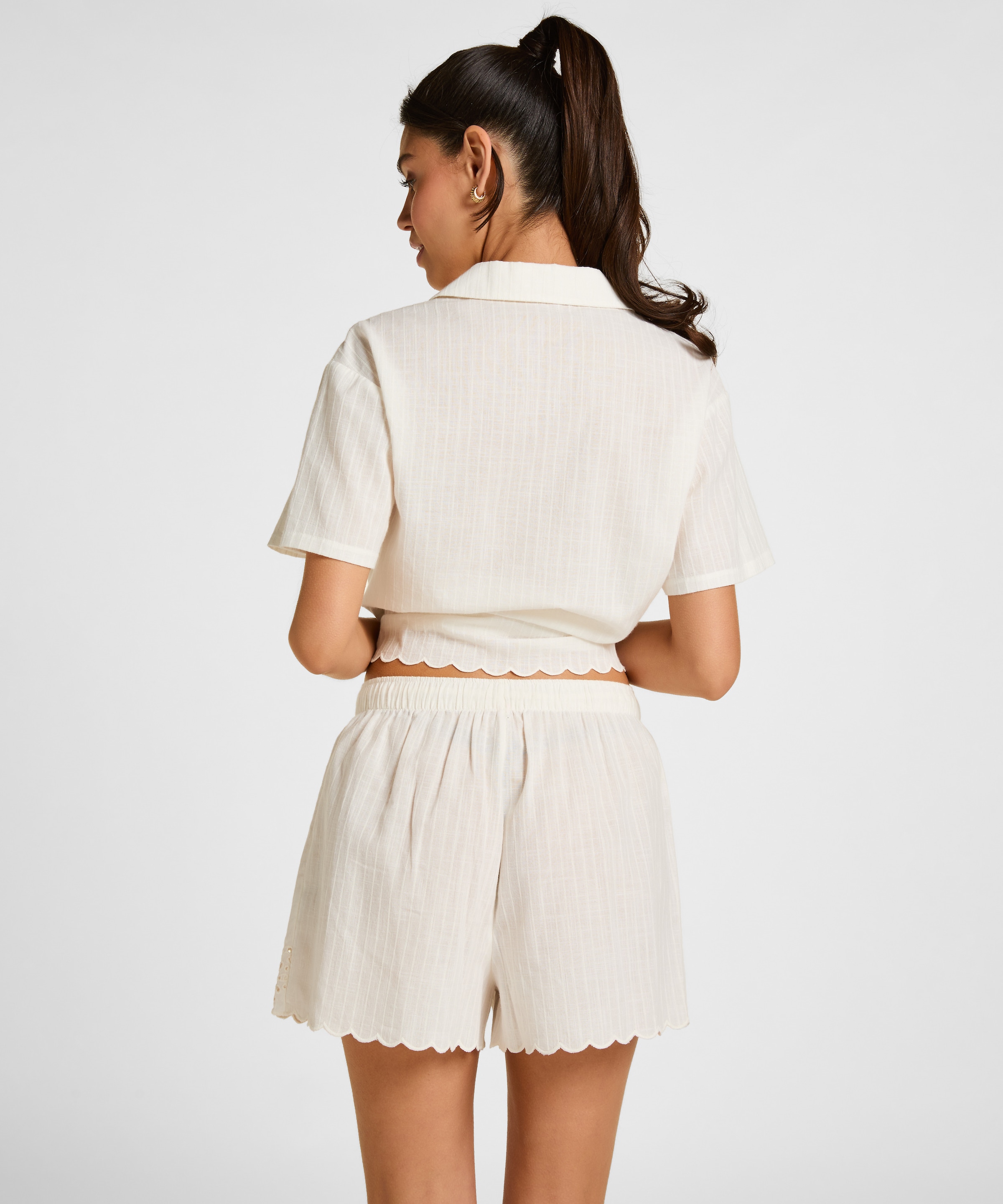 Hunkemöller Pyjama »Jacket Scallop«
