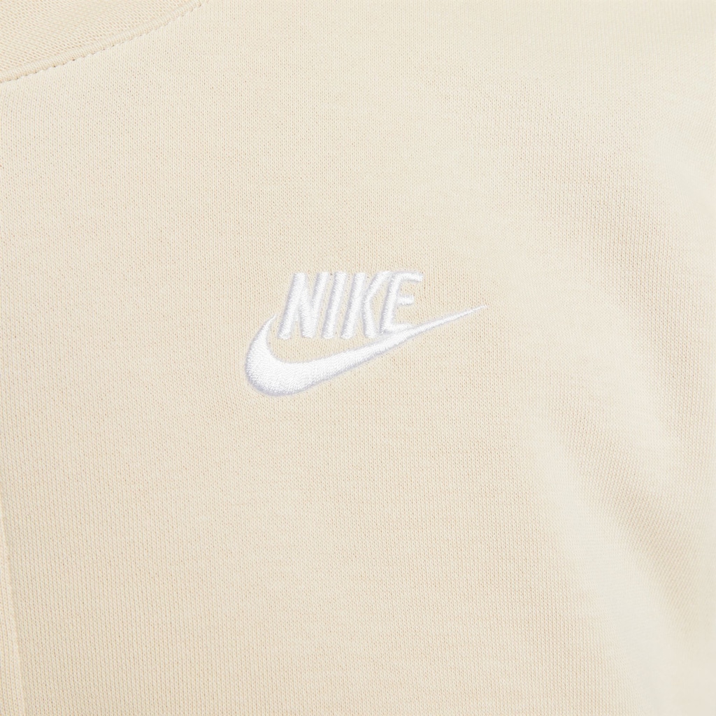 Nike Sportswear Sweatjacke »CLUB FLEECE WOMEN'S OVERSIZED CROPPED FULL-ZIP JACKET«