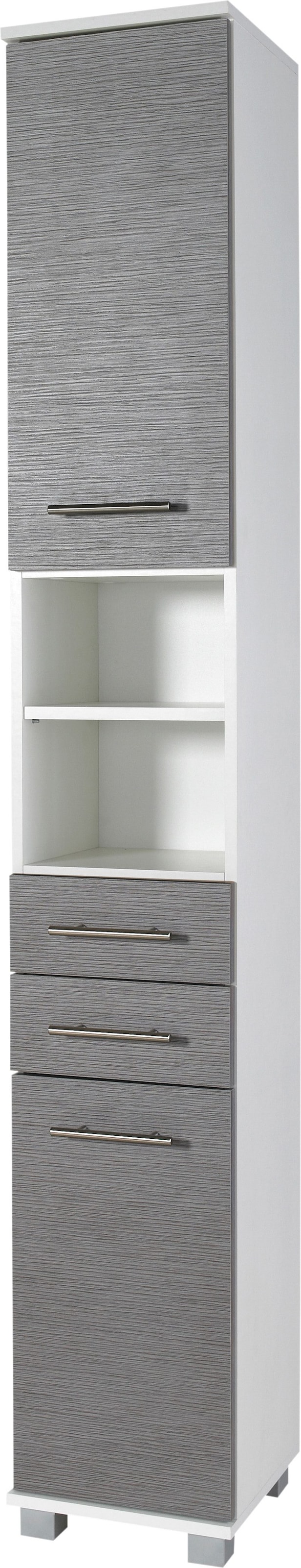 Schildmeyer Hochschrank "Palermo, Made in Germany", Breite 30 cm, verstellbare Einlegeböden, 2 Schubkästen & 2 Türen