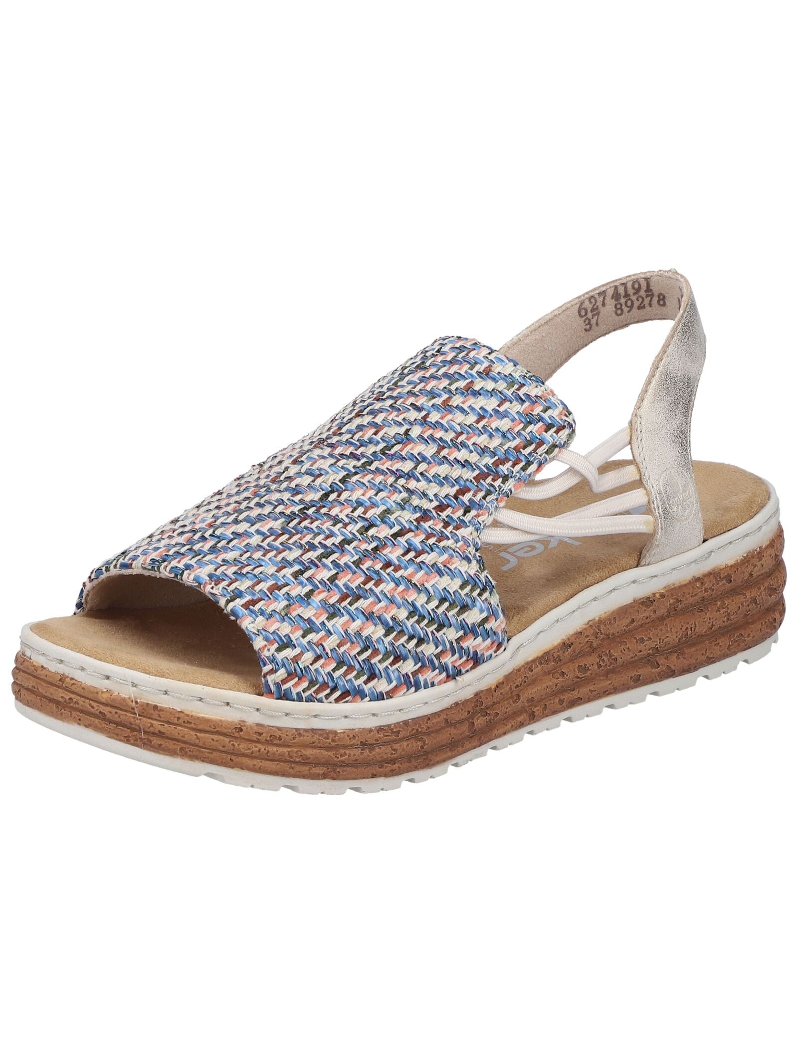 Rieker Keilsandalette "Rieker Sandalen Textil" günstig online kaufen