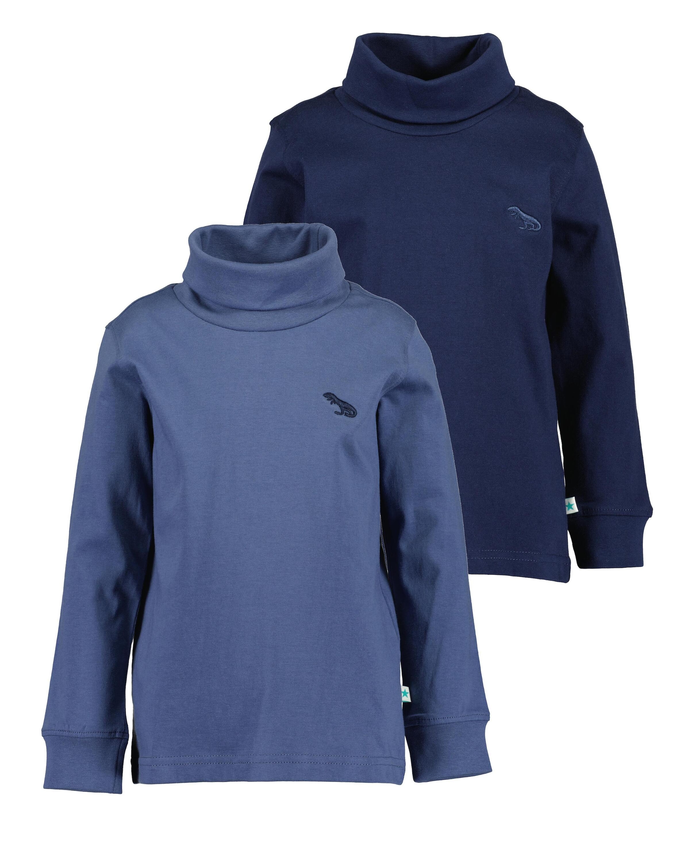 Blue Seven Langarmshirt »Blue Seven Jungen Rollkragenpullover MULTIPACK - 2er Pack«, (2 tlg.)