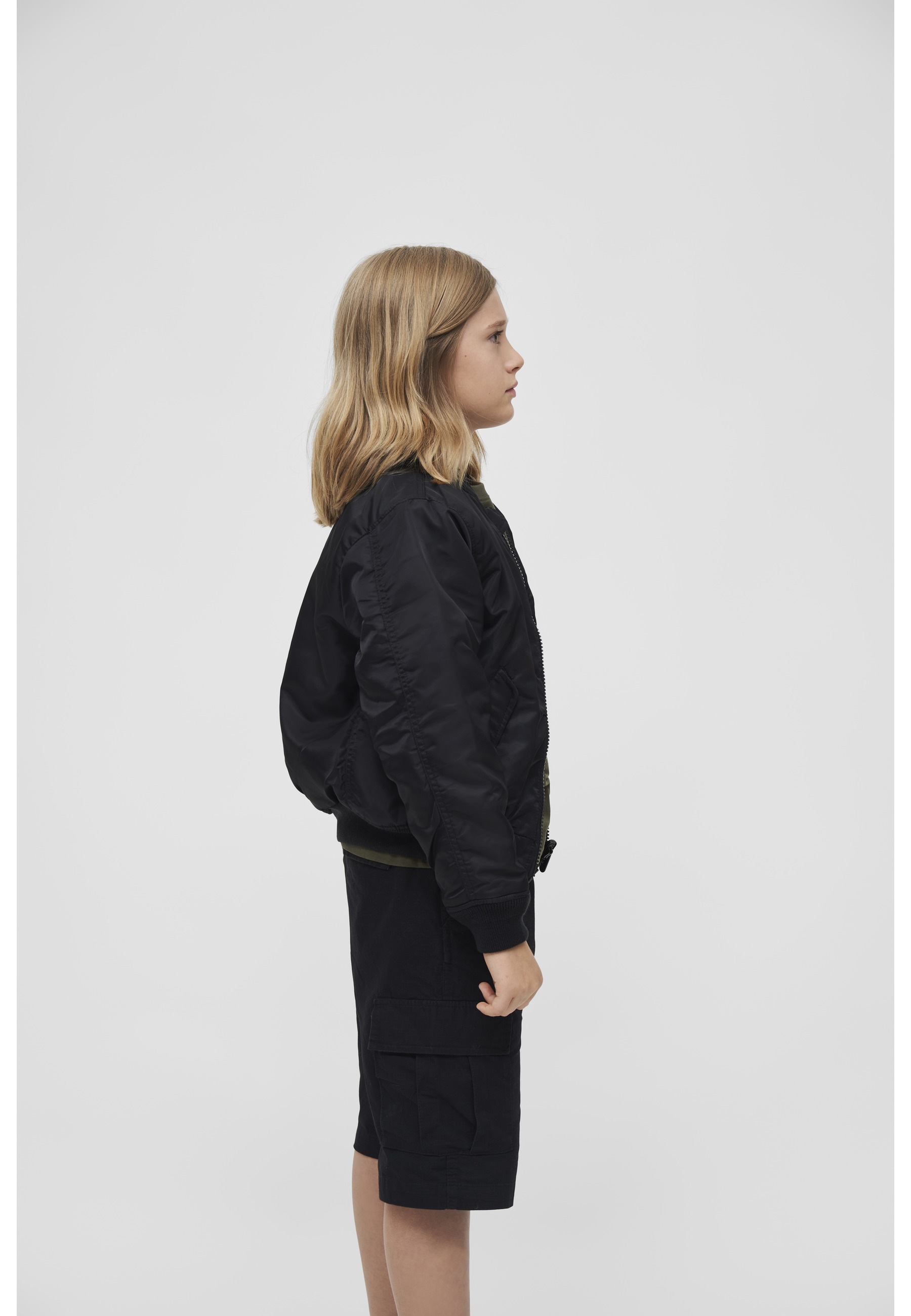 Brandit Anorak »Brandit Herren Kids MA1 Jacket« 1 Stk. tlg. ohne Kapuze