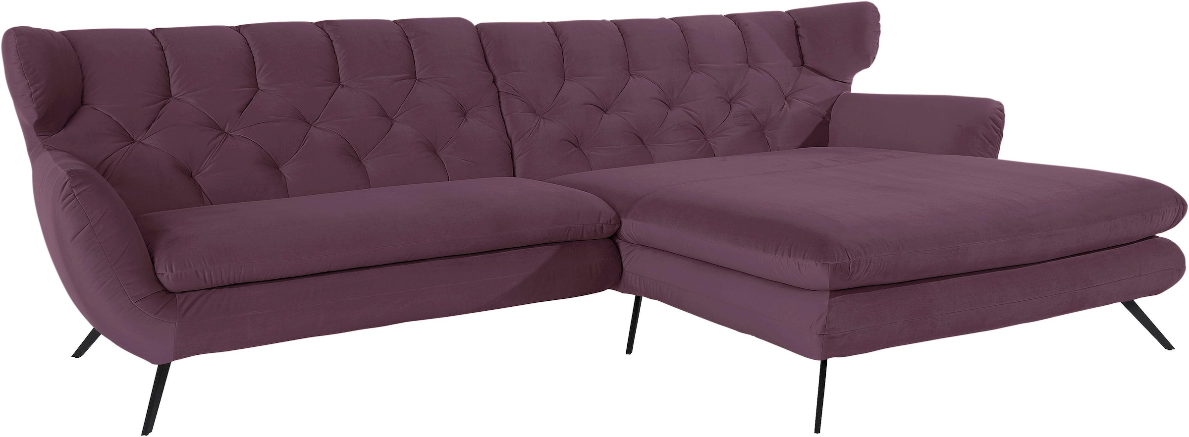 3C Candy Ecksofa "Beatrice Designsofa in moderner Retrooptik, bequem und ex günstig online kaufen