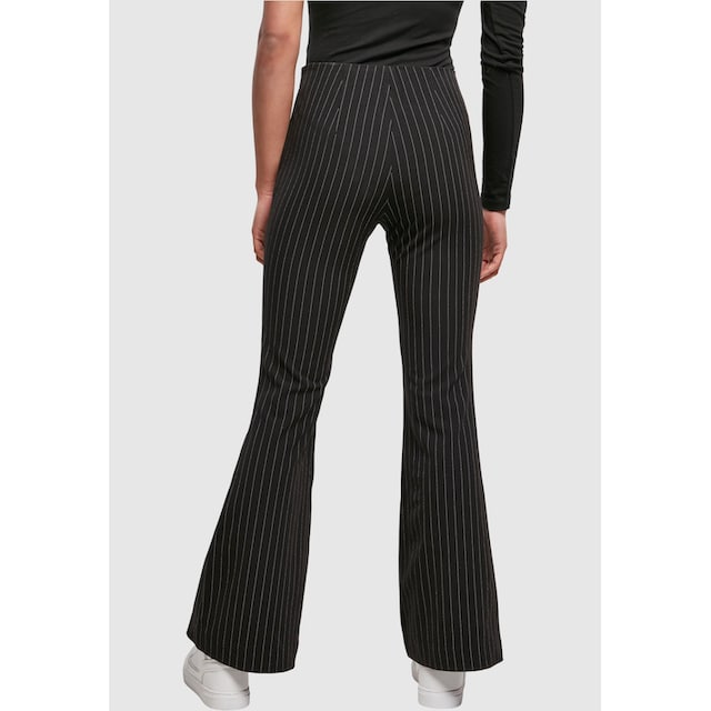 URBAN CLASSICS Stoffhose »Damen Ladies Flared Pin Stripe Pants«, (1 tlg.)  online bestellen | BAUR