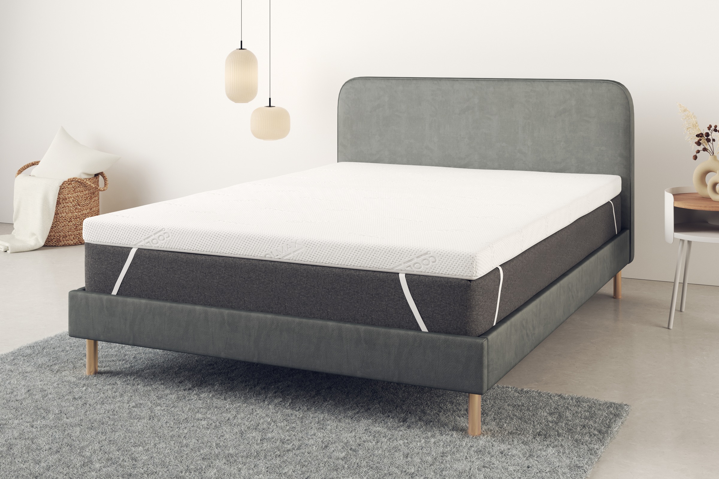 GOODproduct Topper "Belize, Topper 90x200, 140x200, 180x200 cm, in 2 Härtegraden" Matratze, langlebige Qualität (RG 39), Hausstauballergiker geeignet