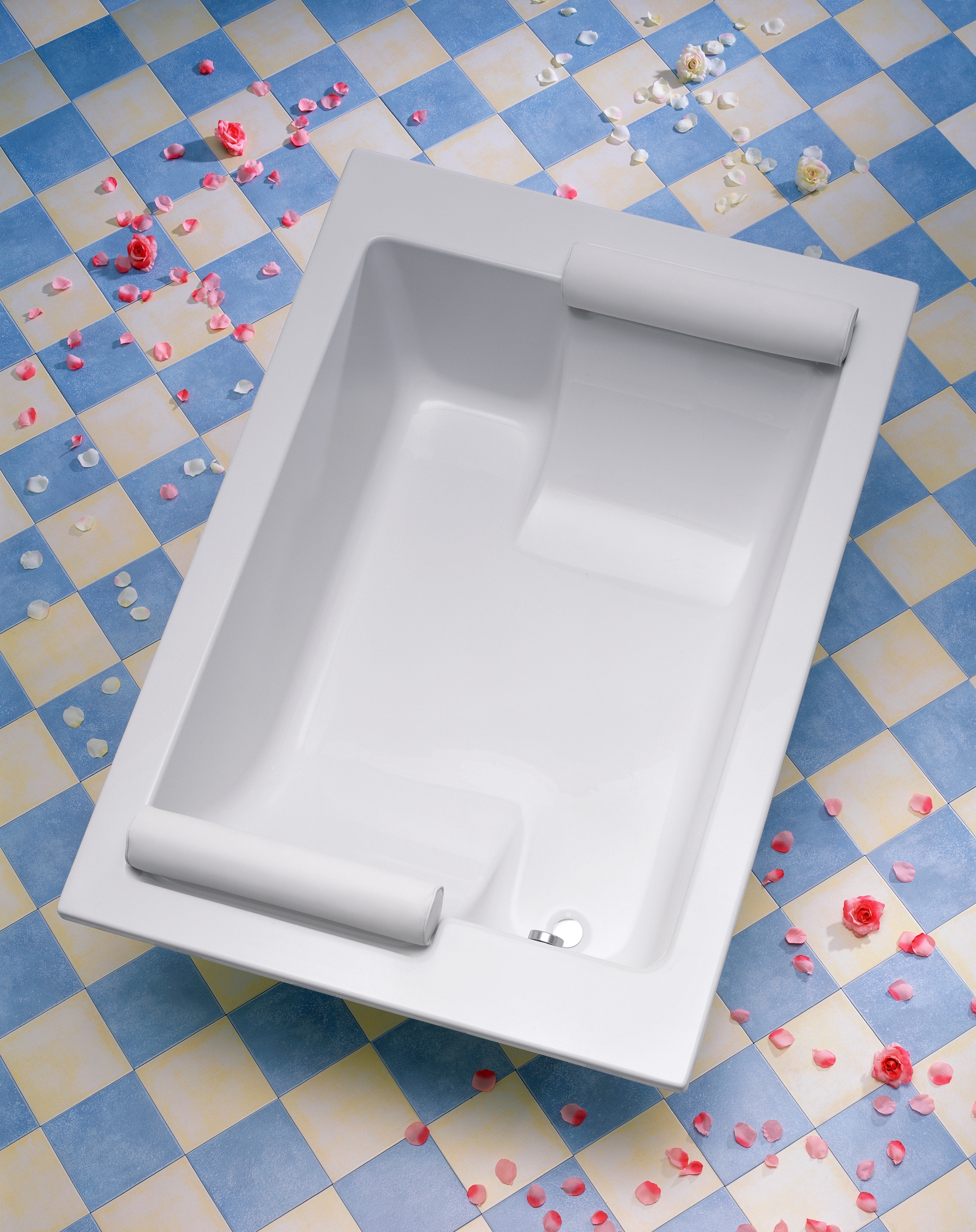 OTTOFOND Badewanne "Maharaja" Höhe 47,5 cm Seifenablage mit 2 Nackenrollen