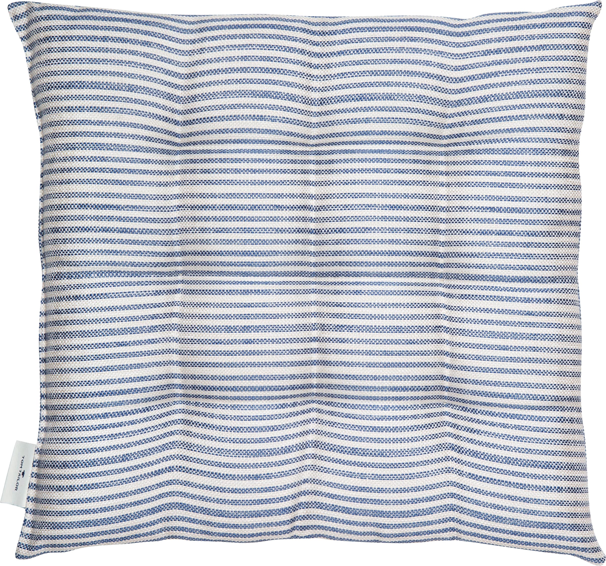 TOM TAILOR HOME Stuhlkissen "Fresh Stripe", mit modernem Nadelstreifendessin