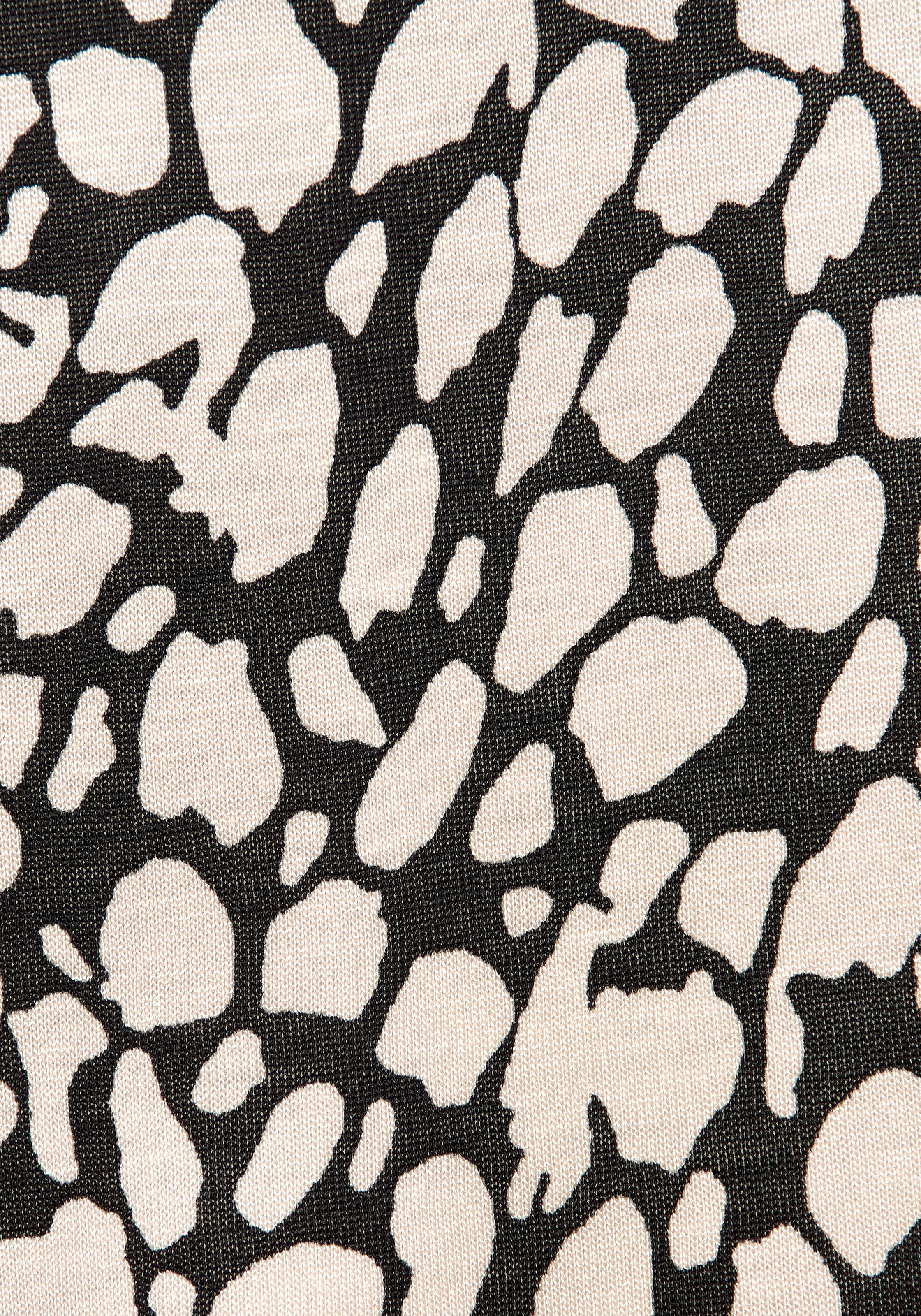 LASCANA Strandtop, mit Allover-Print und Kordelträgern
