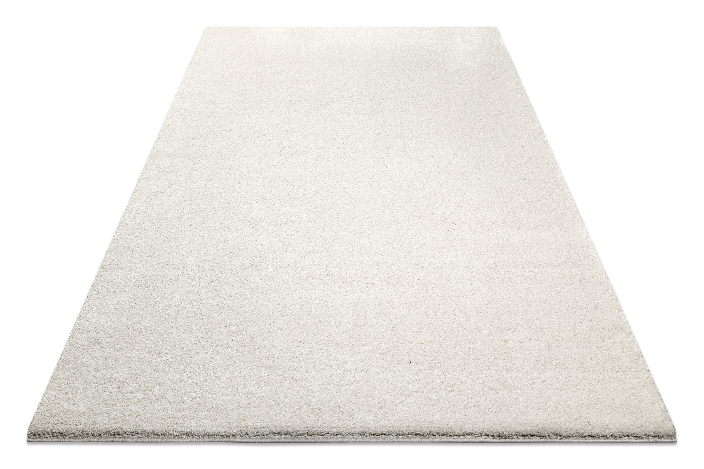 Wecon home Teppich »Wogh« rechteckig 25 mm Höhe Kurzflor, maschinell gewebt, robust, Wohn- & Schlafzimmer, einfarbig