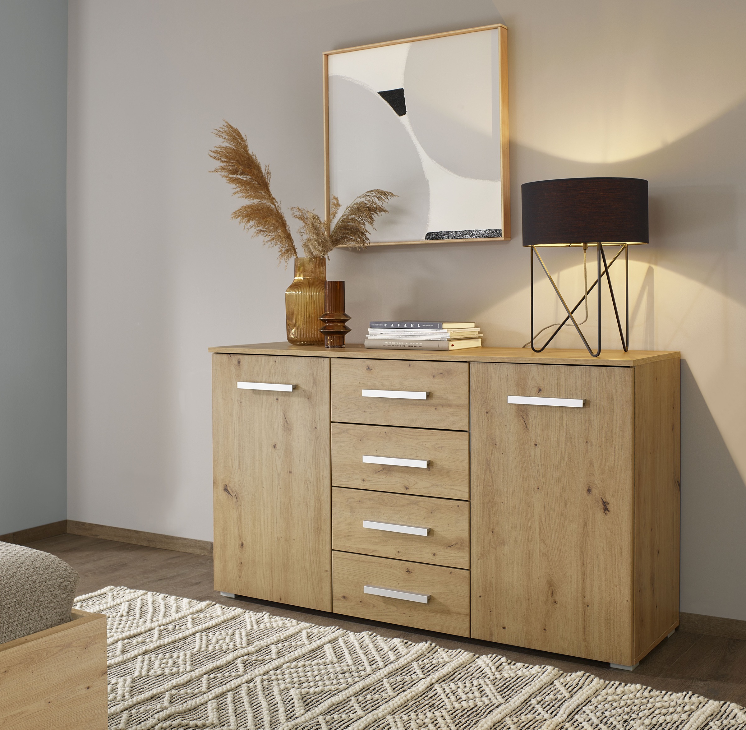 rauch "Sideboard Kommode Kombikommode KOLUNA mit Dekorfront" Breite 120 cm, günstig online kaufen