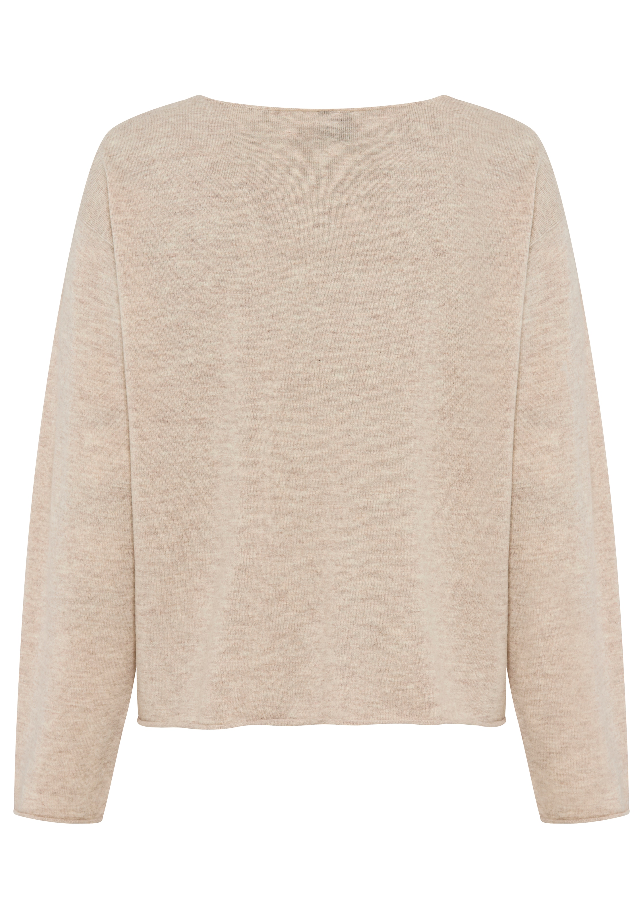 BOSS ORANGE Strickpullover »Faprani Premium Damenmode« aus einem Kaschmir-Woll-Mix, Relaxed Fit