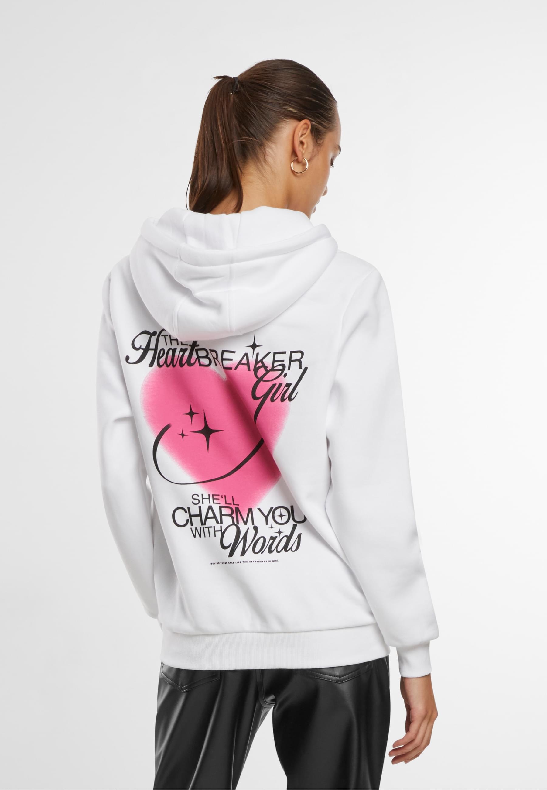 Miss Tee Kapuzenpullover »Miss Tee Heartbreaker Girl Ladies Fluffy Hoody«, (1 tlg.)