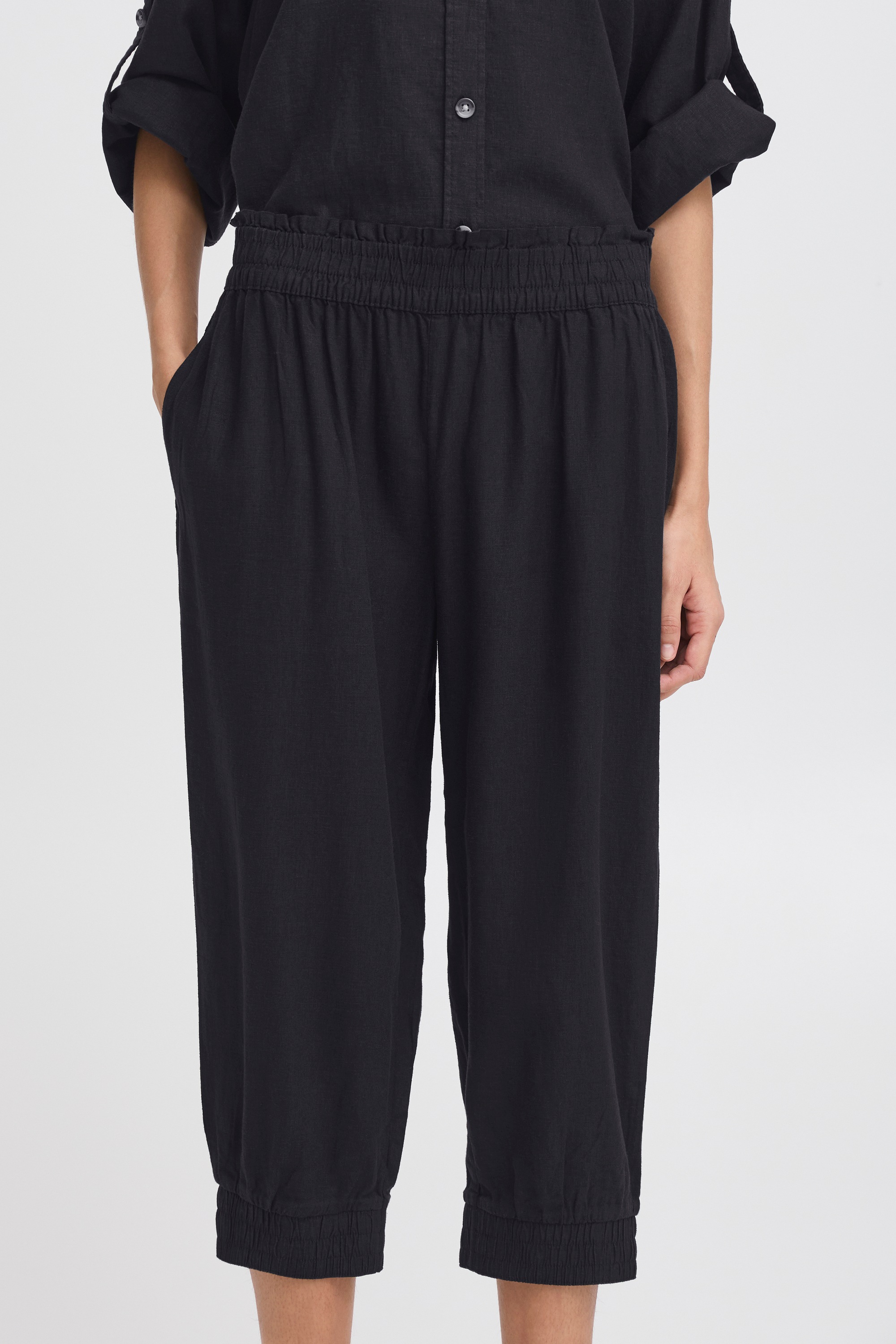 b.young Caprihose »Damen Capri BYFALAKKA«