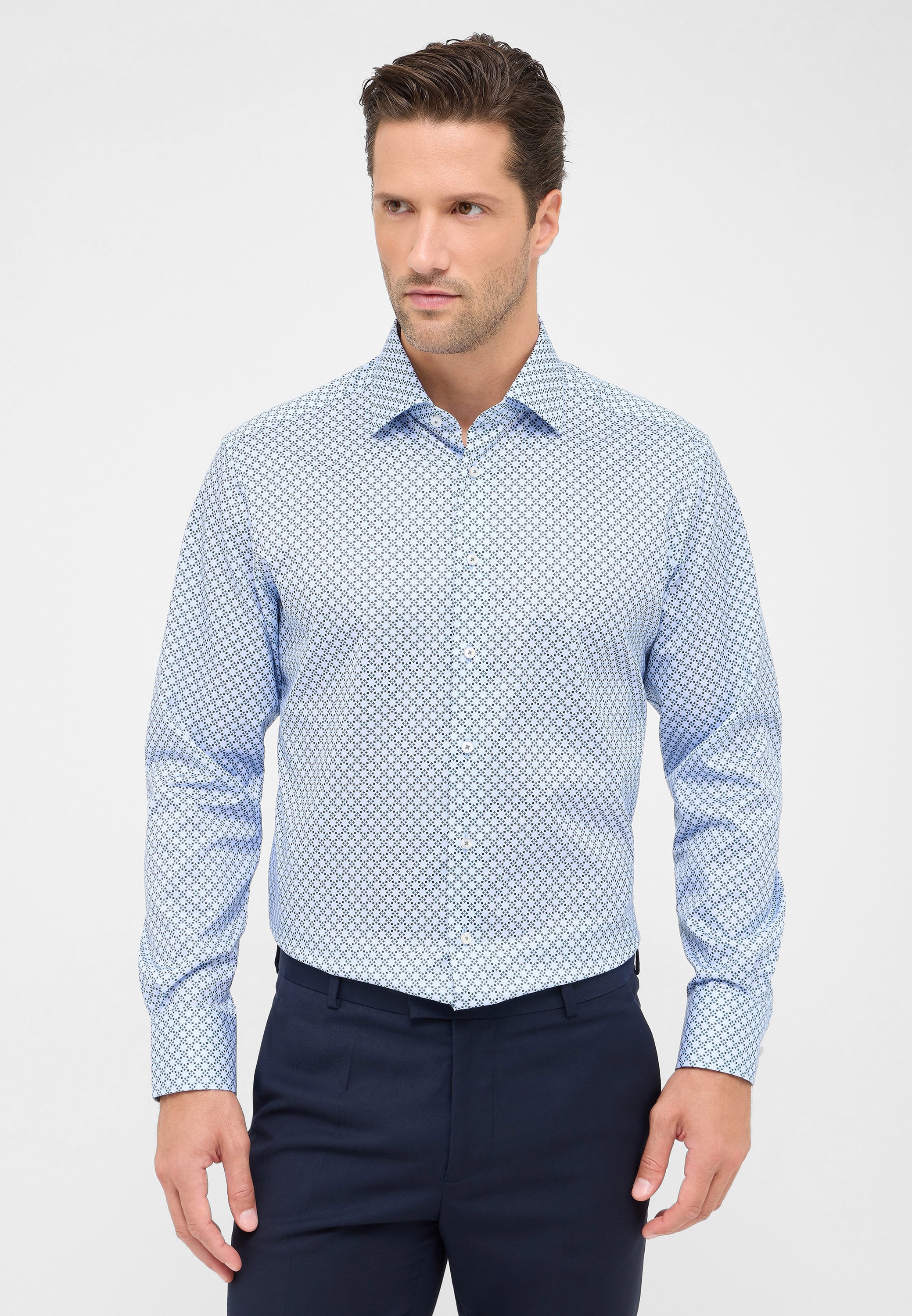 Eterna Langarmhemd "MODERN FIT" NON IRON (bügelfrei) günstig online kaufen