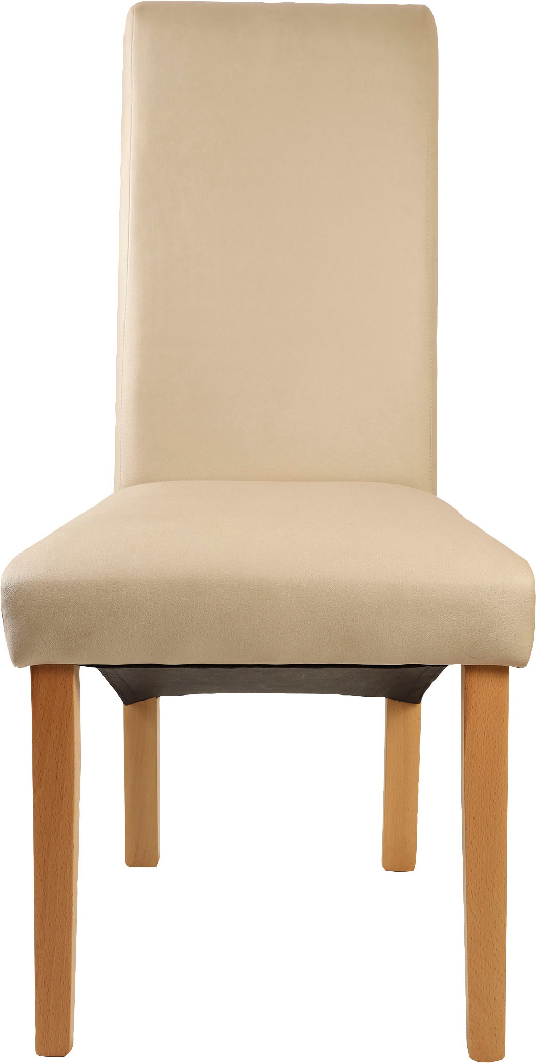 Home affaire 4-Fußstuhl "Rito", (Set), 2 St., Microfaser, Gestell Buche nat günstig online kaufen