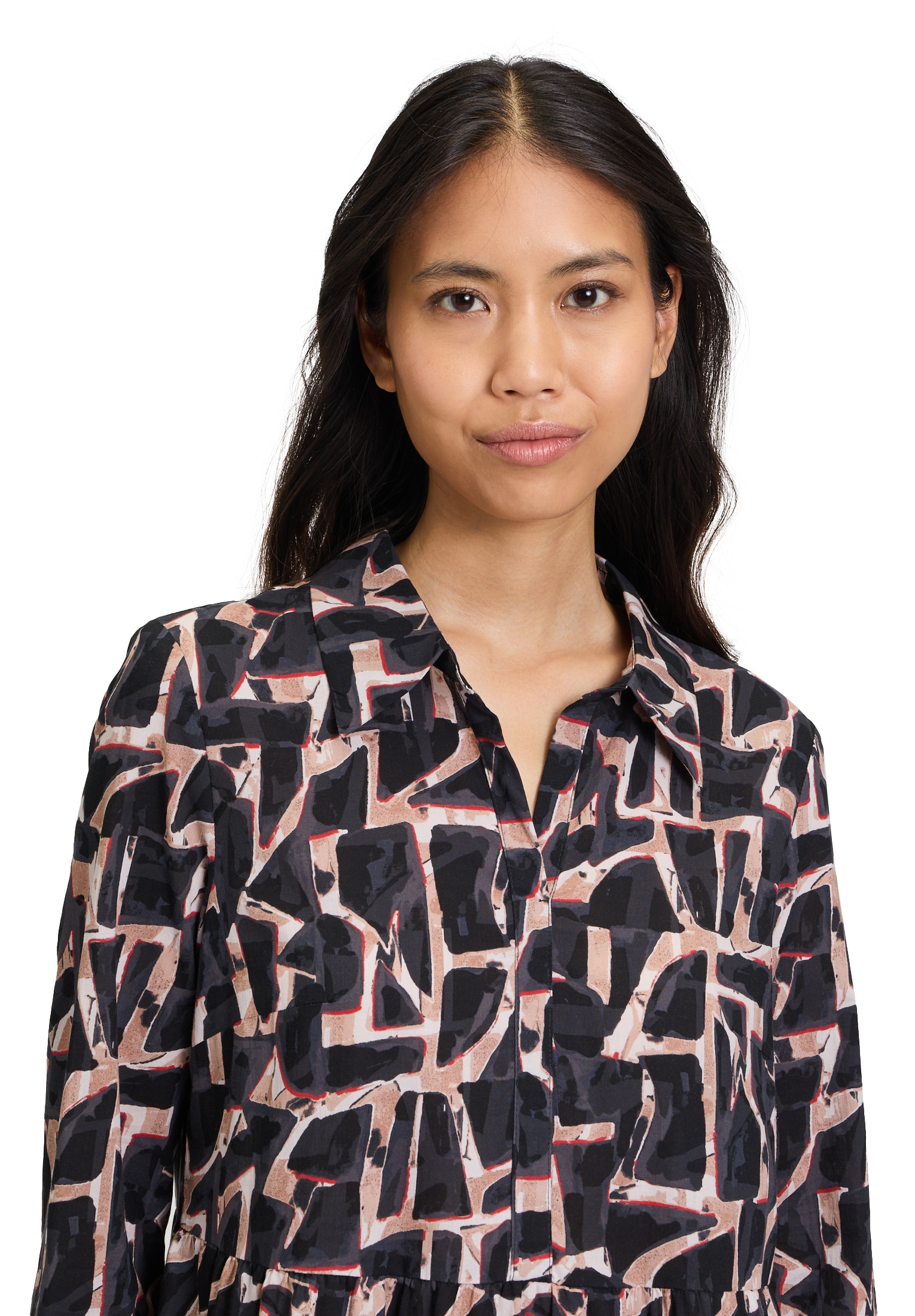 Betty&Co Sommerkleid »Betty & Co Damen Stufenkleid mit Print«, Druck