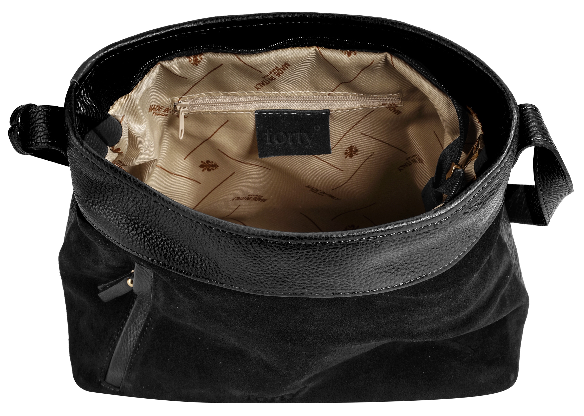 forty° Shopper »FORTY° Damen AVASIRA echt Leder, Made in Italy« echt Leder, Made in Italy