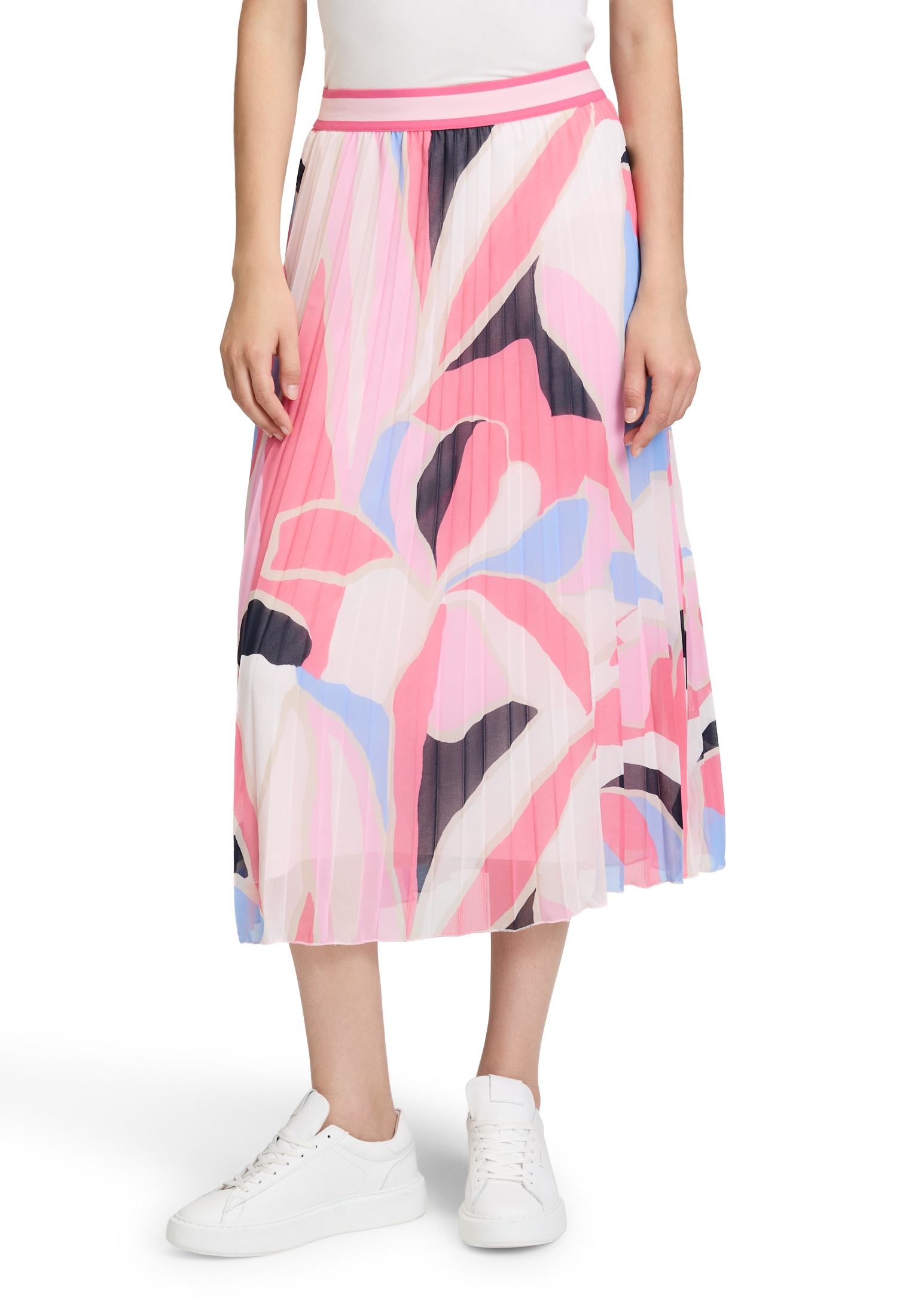 Betty&Co Maxirock "Damen mit Plissee" günstig online kaufen