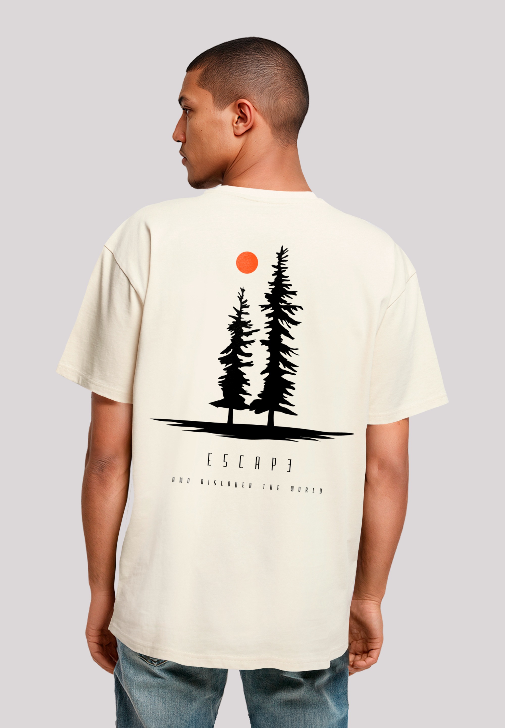 F4NT4STIC T-Shirt "Oversize Escape Discover the World Pinetree" Discover th günstig online kaufen