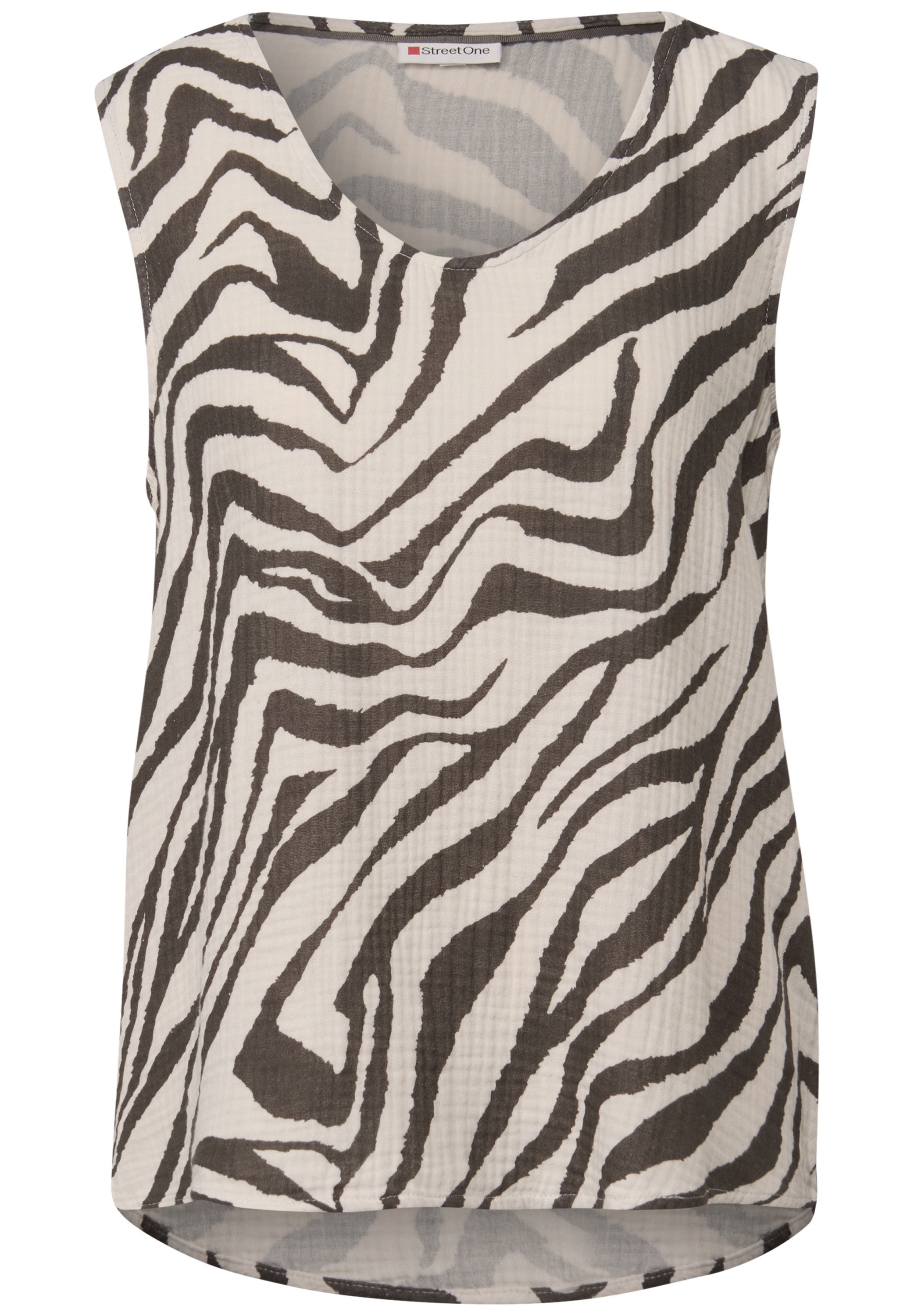 STREET ONE Blusentop, mit allover Print
