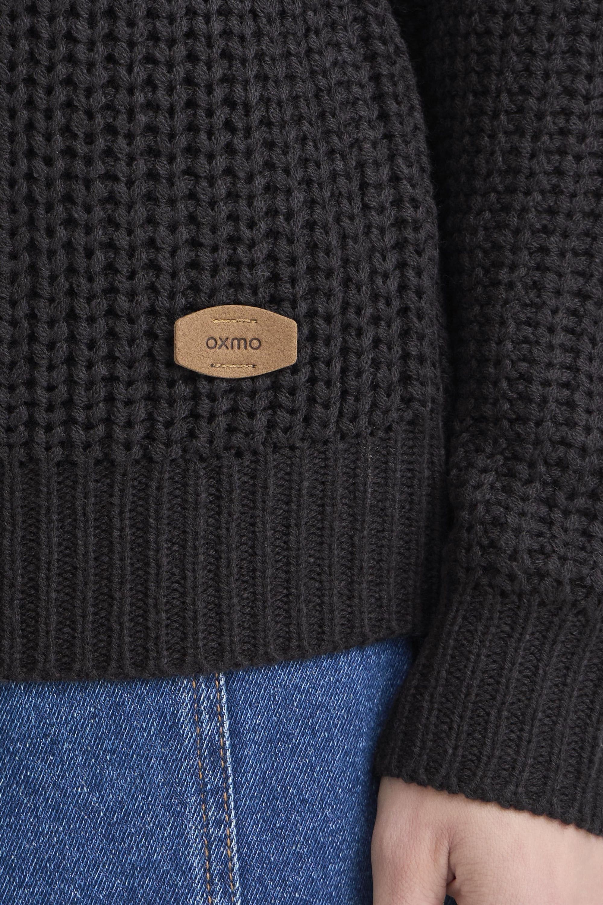 OXMO Strickfleece-Pullover »Strickpullover OXEDNA ONECK«
