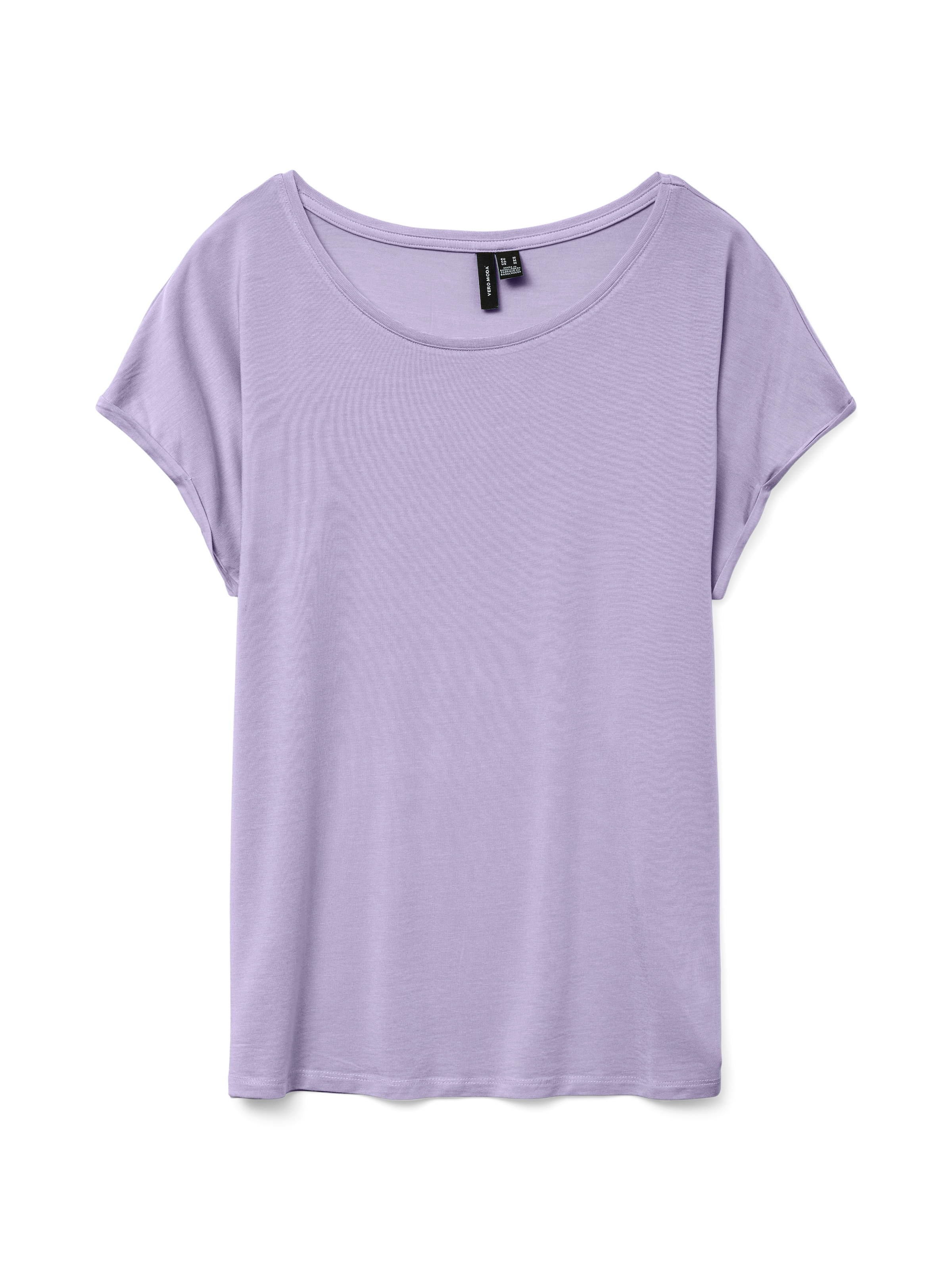Vero Moda Rundhalsshirt »VMAVA PLAIN SS TOP GAJRS NOOS«