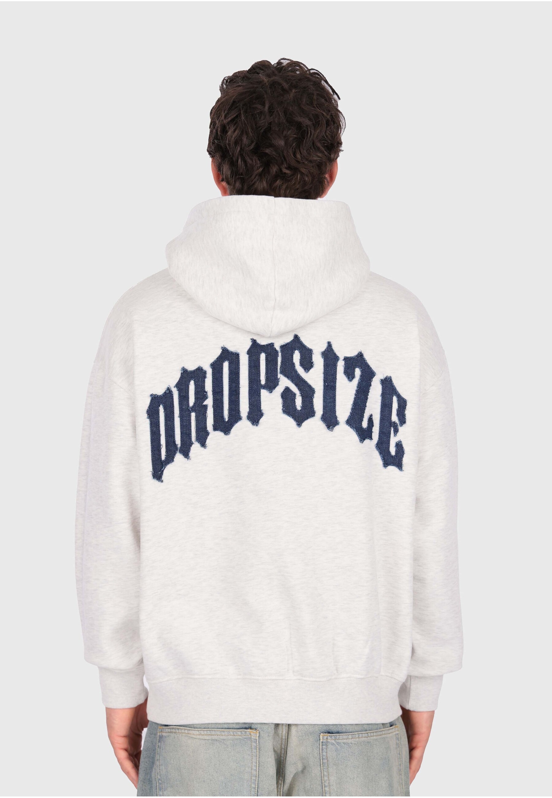 Dropsize Kapuzensweatshirt »Dropsize DENIM APPLICATION HOODIE«, 1 Stk.
