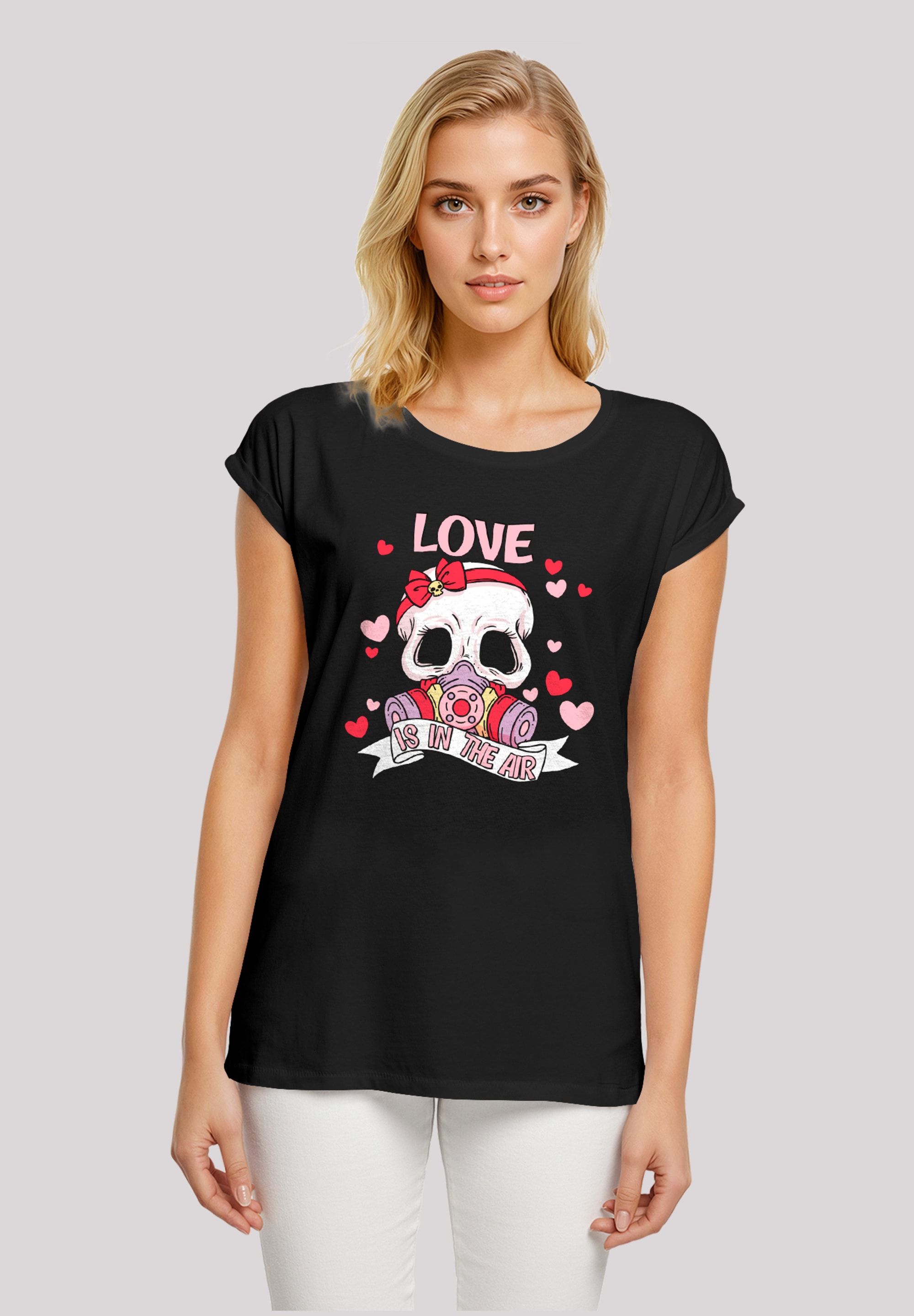 F4NT4STIC T-Shirt "Anti Valentinstag LOVE is in the air", Premium Qualität günstig online kaufen