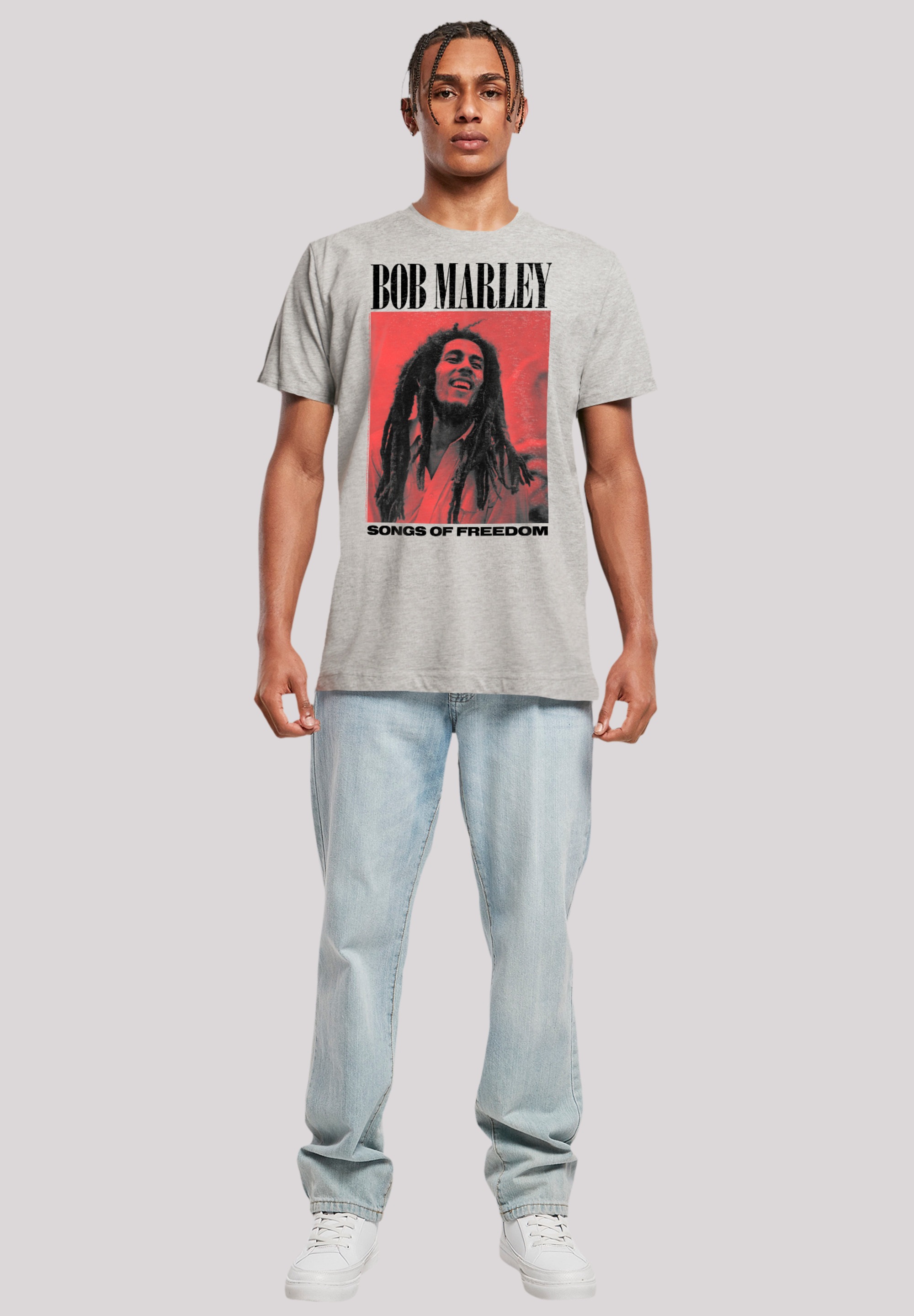 F4NT4STIC T-Shirt »Bob Marley Songs Of Freedom Reggae Music«, Premium Qualität, Musik, By Rock Off