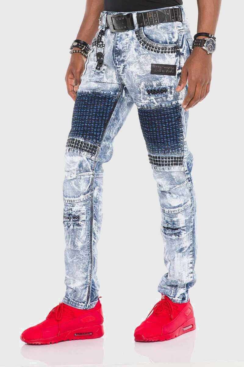 Cipo & Baxx Slim-fit-Jeans »Jeans«, mit Ziersteinen