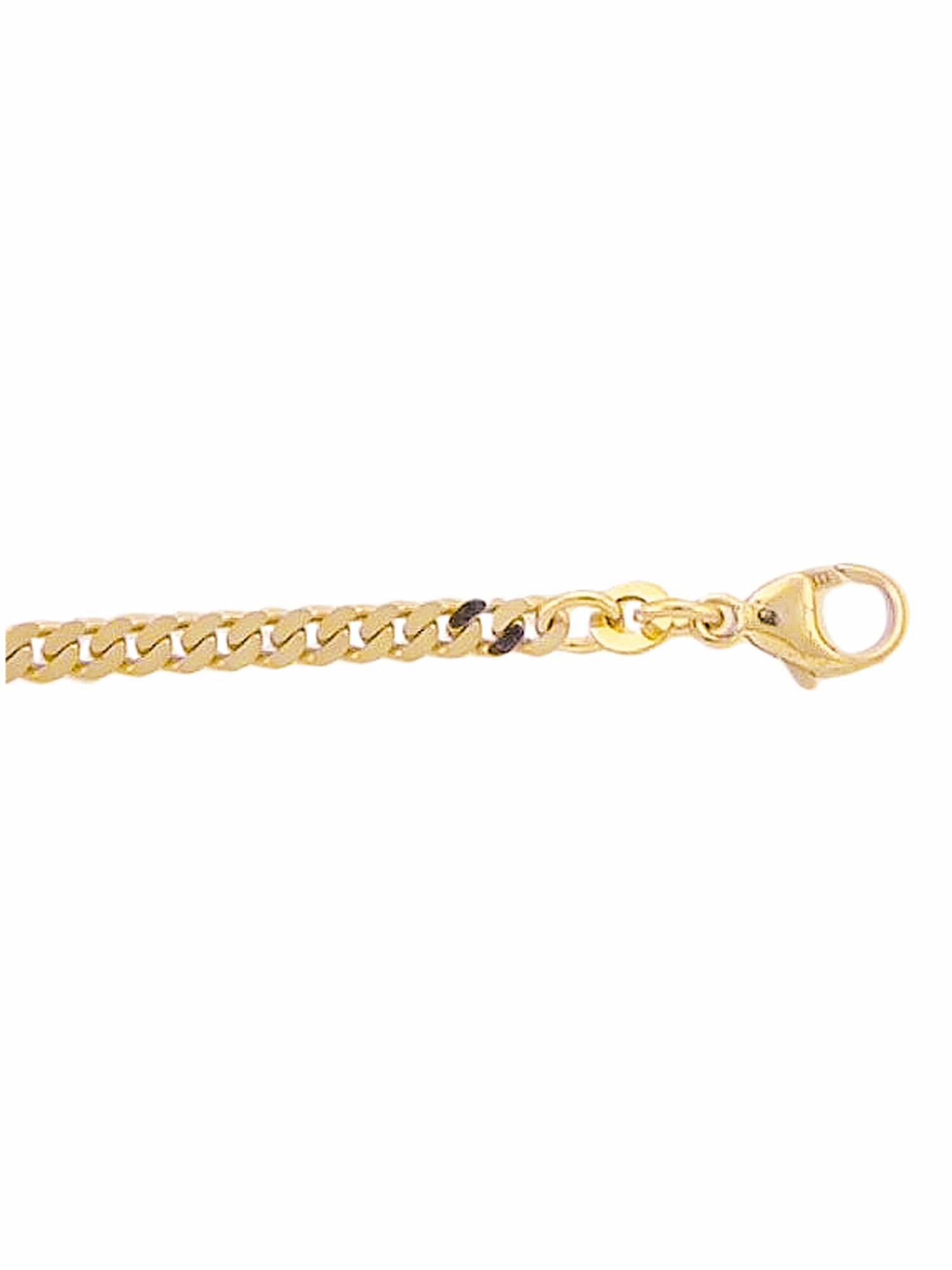 Adelia´s Goldkette »333 Gold Flach Panzer Halskette 45 cm Ø 3,3 mm«,  Goldschmuck für Damen kaufen | BAUR | Ketten ohne Anhänger