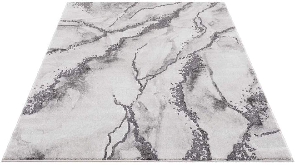 Carpet City Teppich "Chic" rechteckig 11 mm Höhe Kurzflor, Abstrakt, Marmor günstig online kaufen