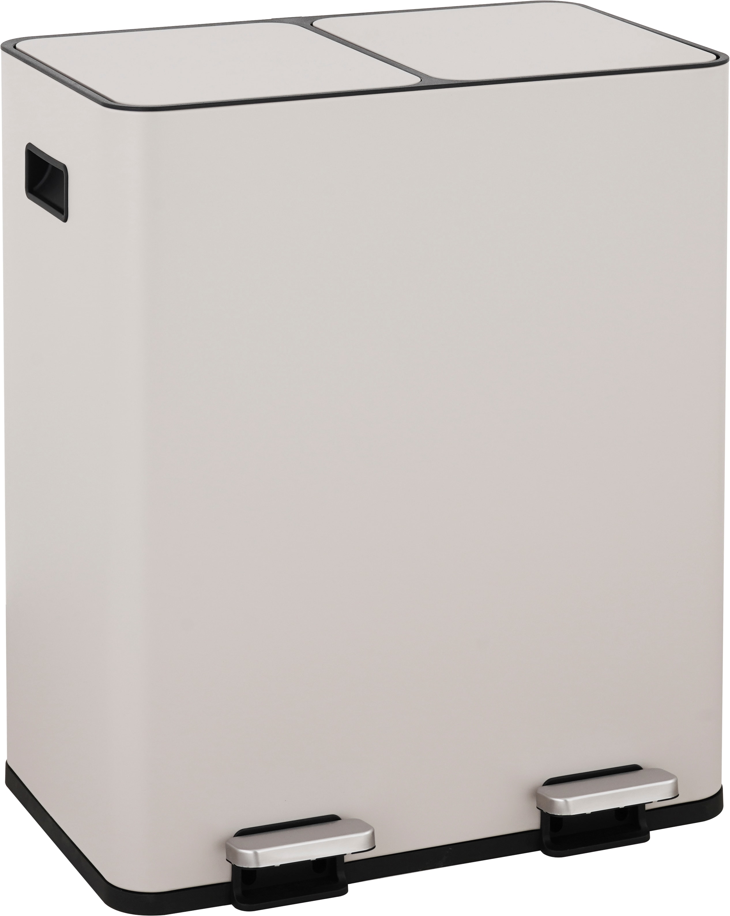 OTTO home Mülleimer "Garrin, Soft Close, m. 2 Fächern, Fassungsvermögen 2x15 L bzw. 2x30 L" 2 Behälter Mülltrennsystem mit 2 separaten Innenbehältern und Fußtrittpedalen