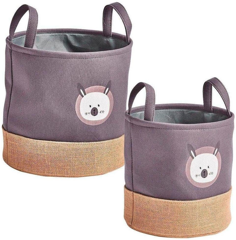 Zeller Present Aufbewahrungskorb "Hase" Niedliches Hasen Tiermotiv günstig online kaufen