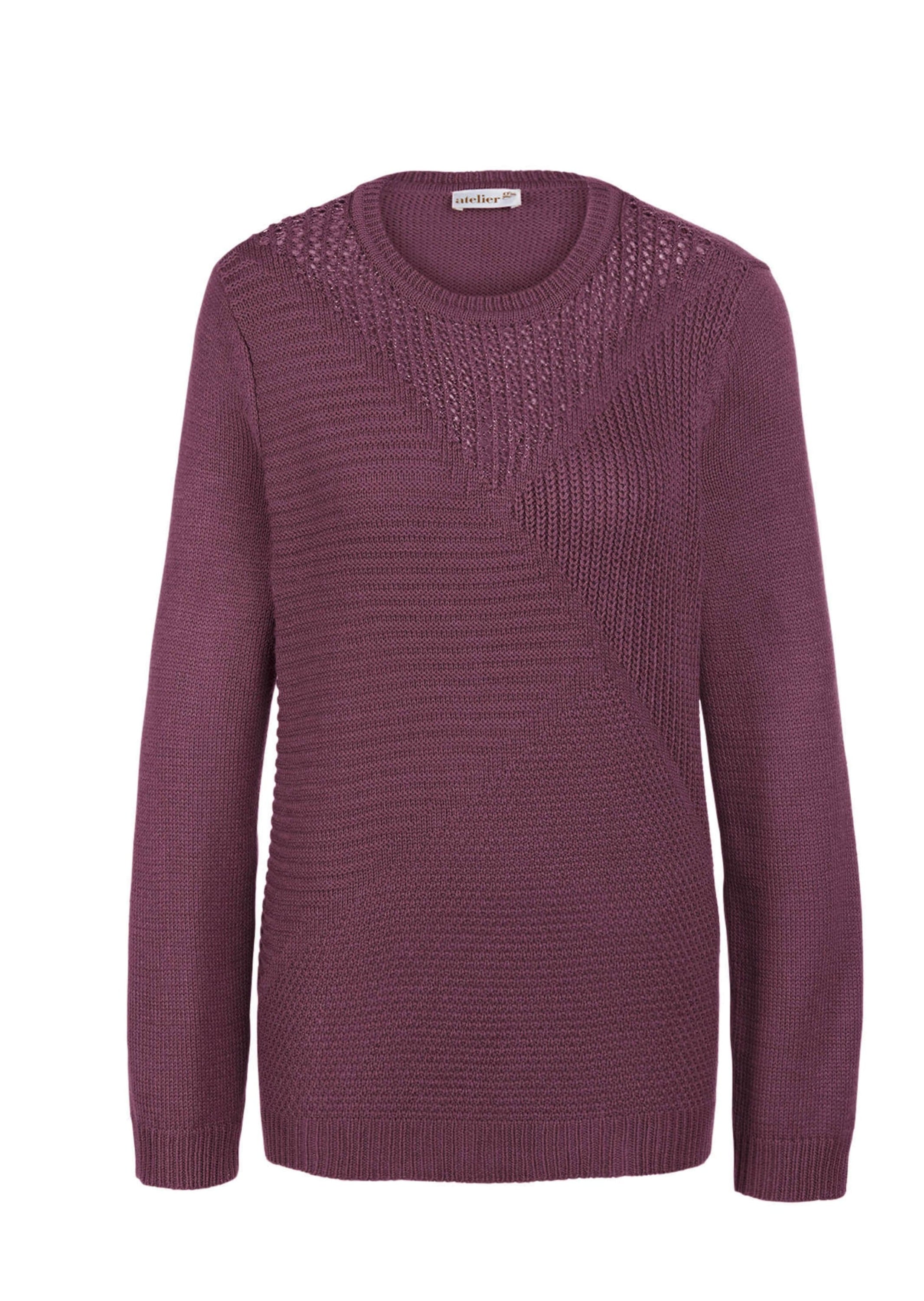 GOLDNER Strickpullover "Eleganter Glanzpullover, Ajourmuster" Interessante Strickoptik mit Ajourmuster